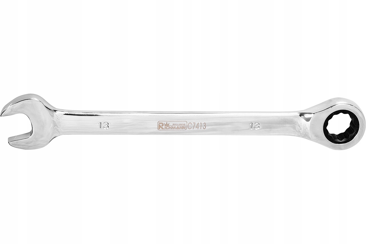 RICHMANN KLUCZ PŁASKO-OCZKOWY Z GRZECHOTKĄ CR-V POLEROWANY 18 MM C7418