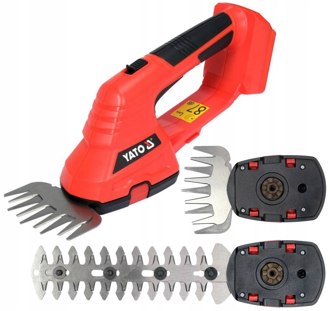 YATO NOŻYCE SEKATOR DO TRAWY ŻYWOPŁOTU AKUMULATOROWY 18V TRYMER YT-828356