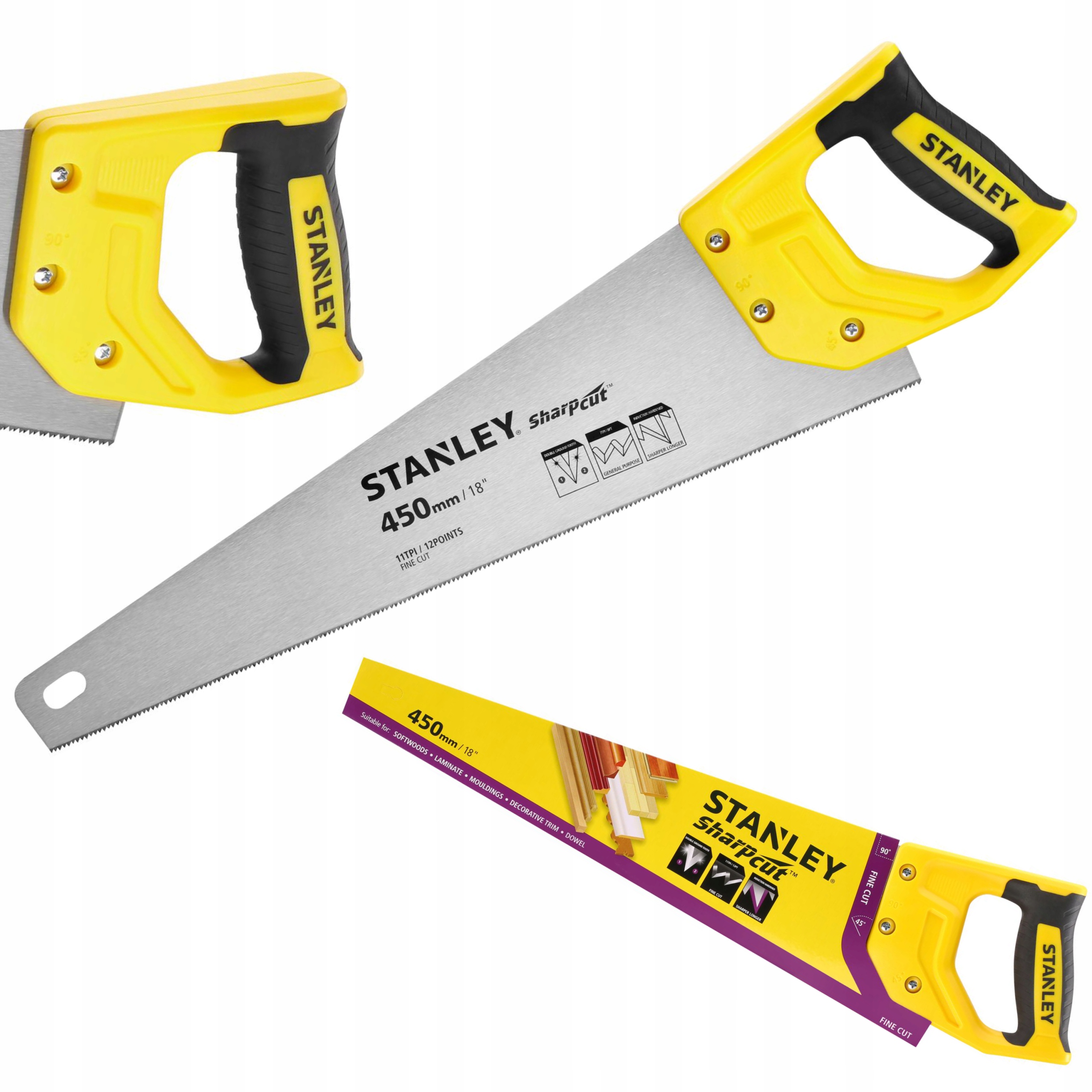 STANLEY 20-370 PIŁA RĘCZNA PŁATNICA DO DREWNA 45cm