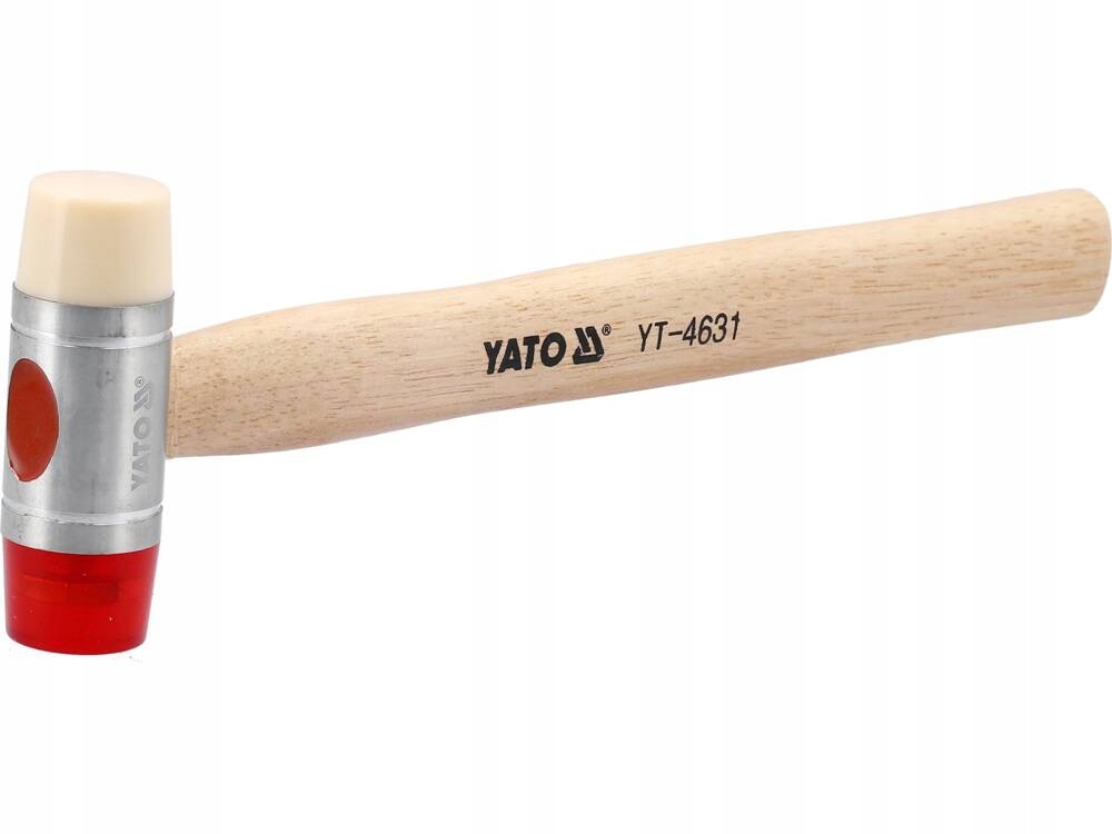 YATO MŁOTEK BLACHARSKI 28MM 2 KOŃCÓWKI PU/NYLON TRZONEK HIKOROWY YT-4631