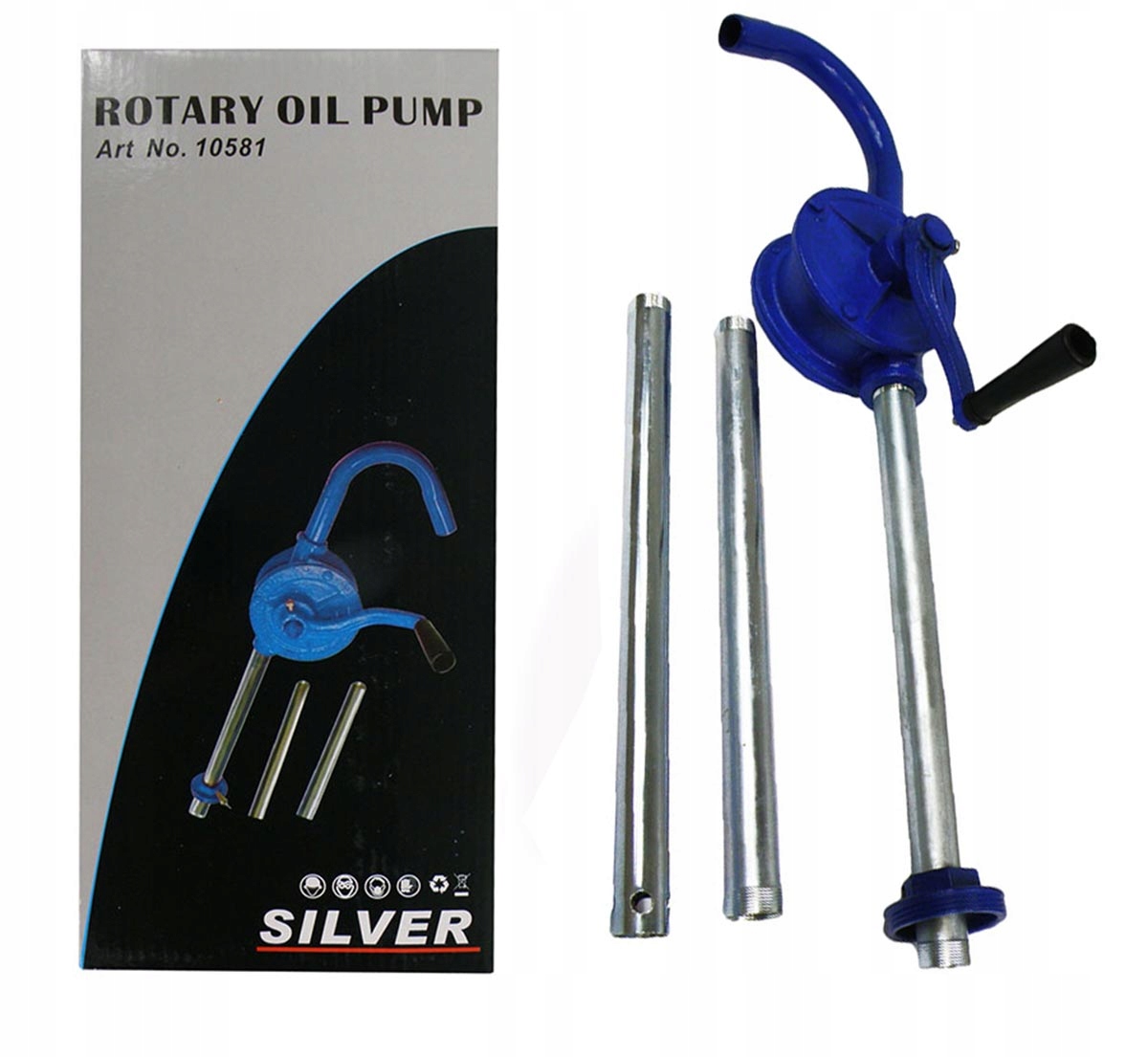 POMPA RĘCZNA DO PALIWA OLEJU NA KORBĘ BECZKI ROPY ON DYSTRYBUTOR POMPKA