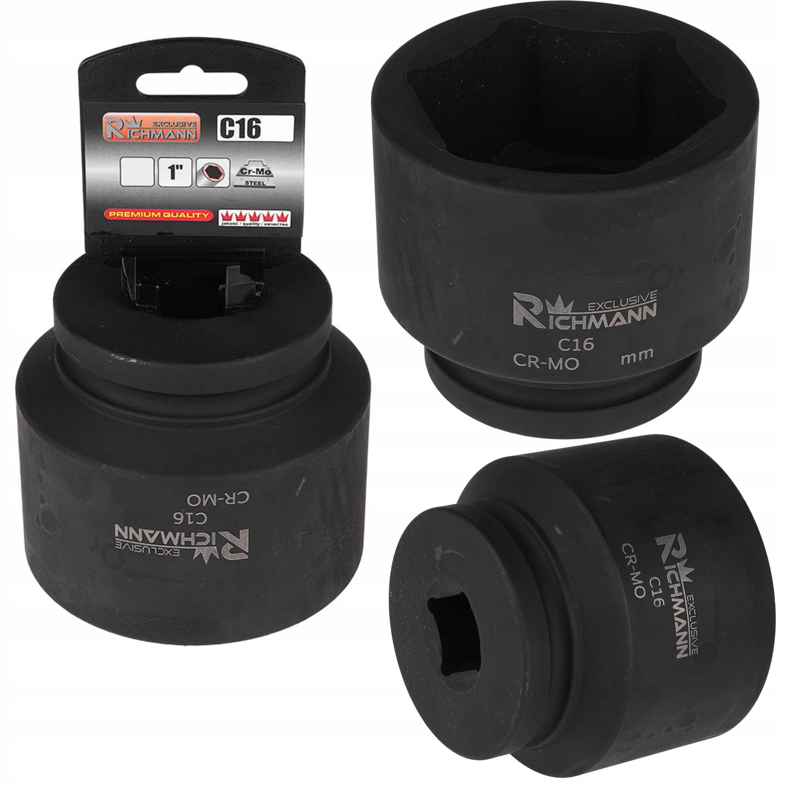 RICHMANN NASADKA 1" 100 MM UDAROWA 6-kątna STAL CHROMOWO-MOLIBDENOWA C1698