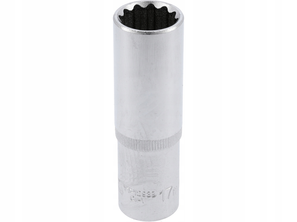 YATO KLUCZ NASADOWY NASADKI NASADKA DWUNASTOKĄTNA 1/2" 17MM DŁ-77MM YT12939