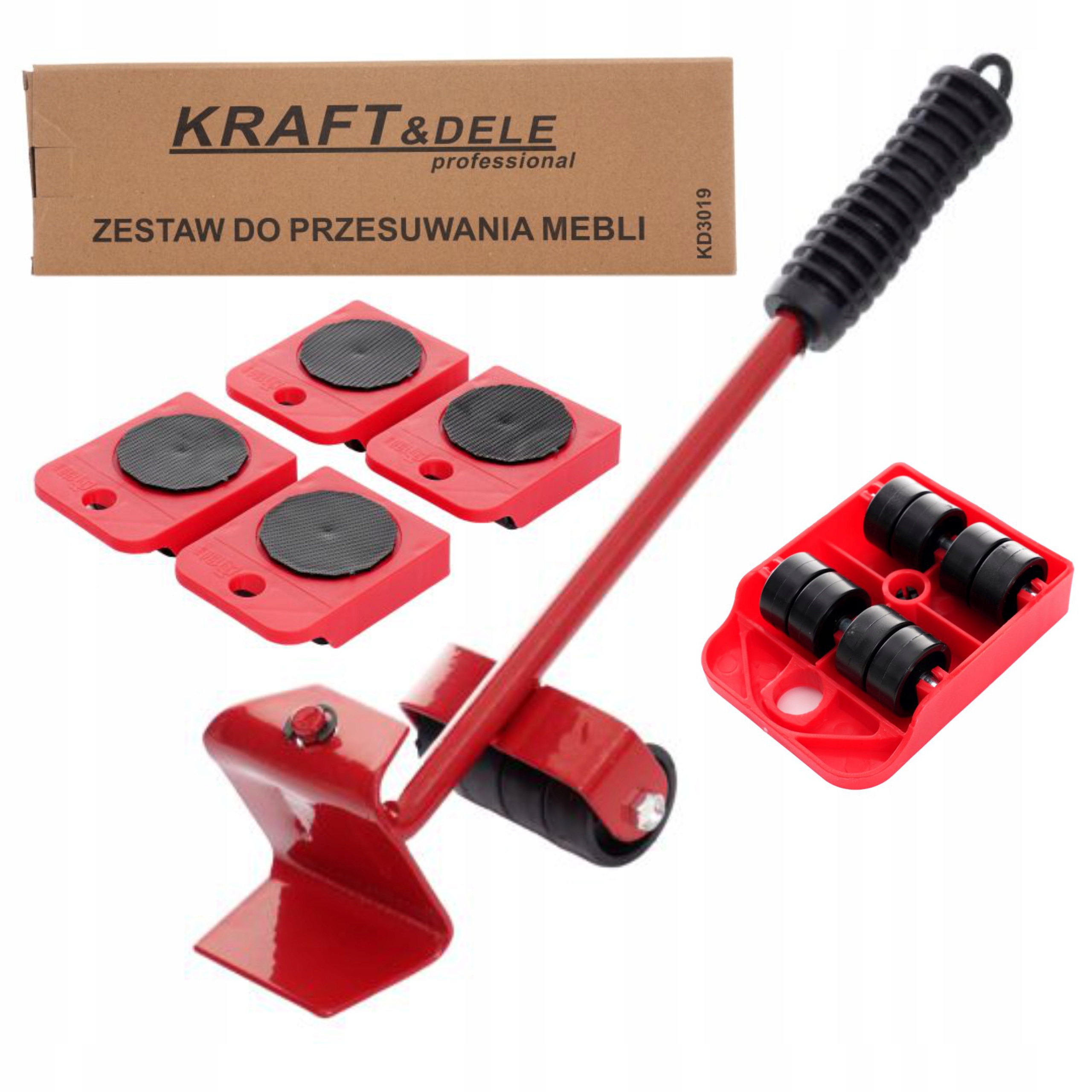 KRAFT&DELE PLATFORMY ZESTAW DO PRZESUWANIA PRZESTAWIANIA MEBLI 150KG KD3019
