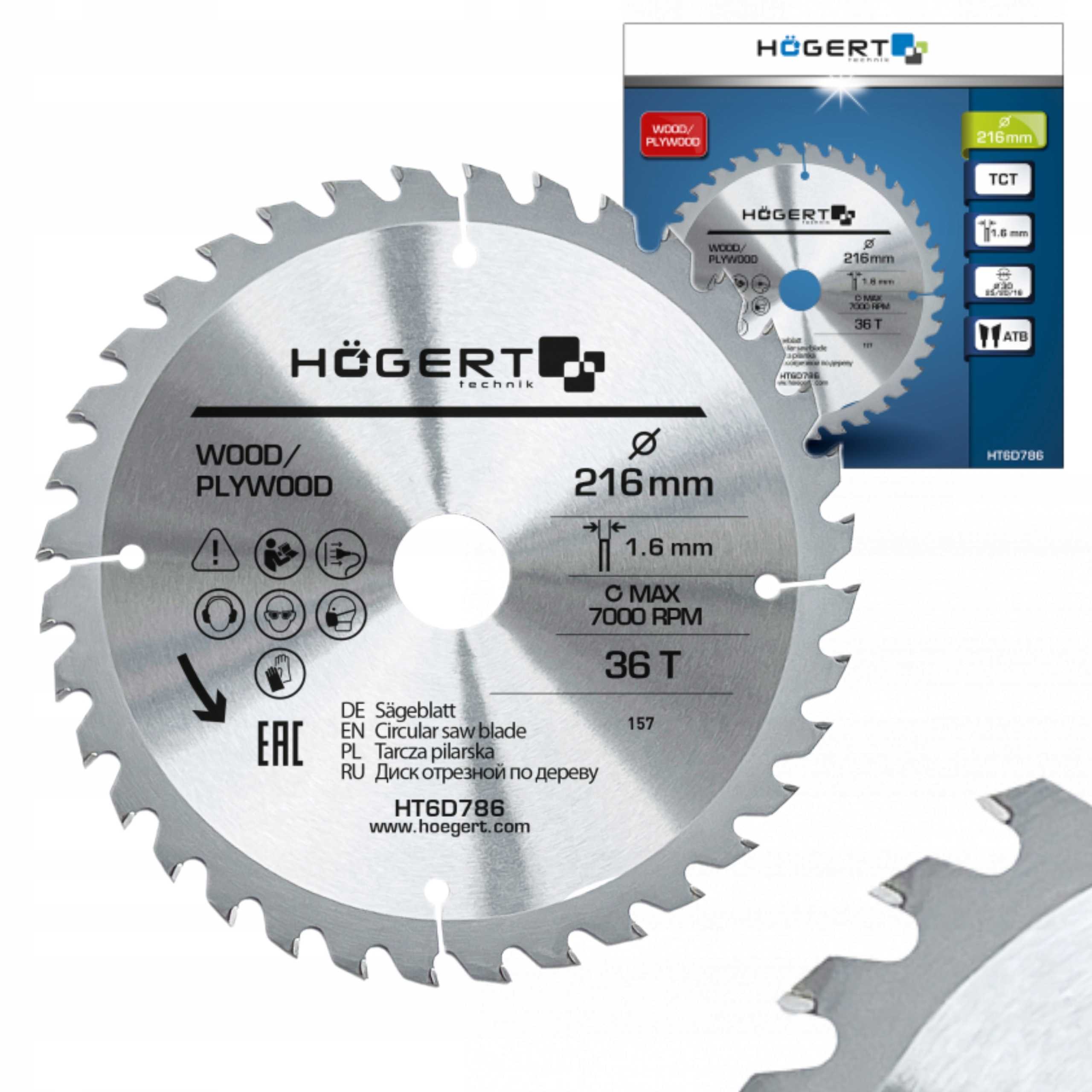 HOEGERT TARCZA PILARSKA 216x36Tx30 HT6D786