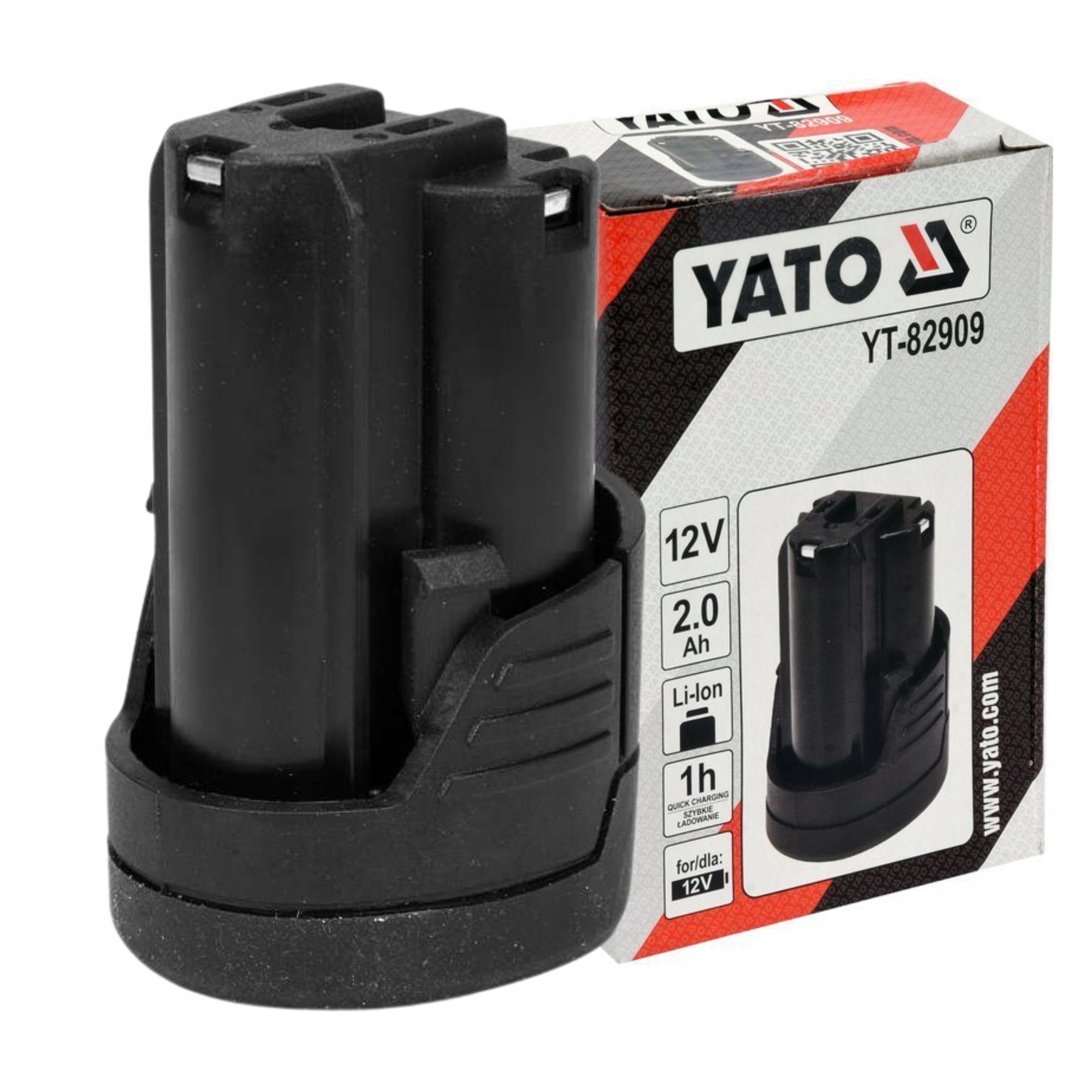 YATO AKUMULATOR BATERIA LI-ION 12V 2,0AH 22Ah YT-82909 DO ŁADOWARKI