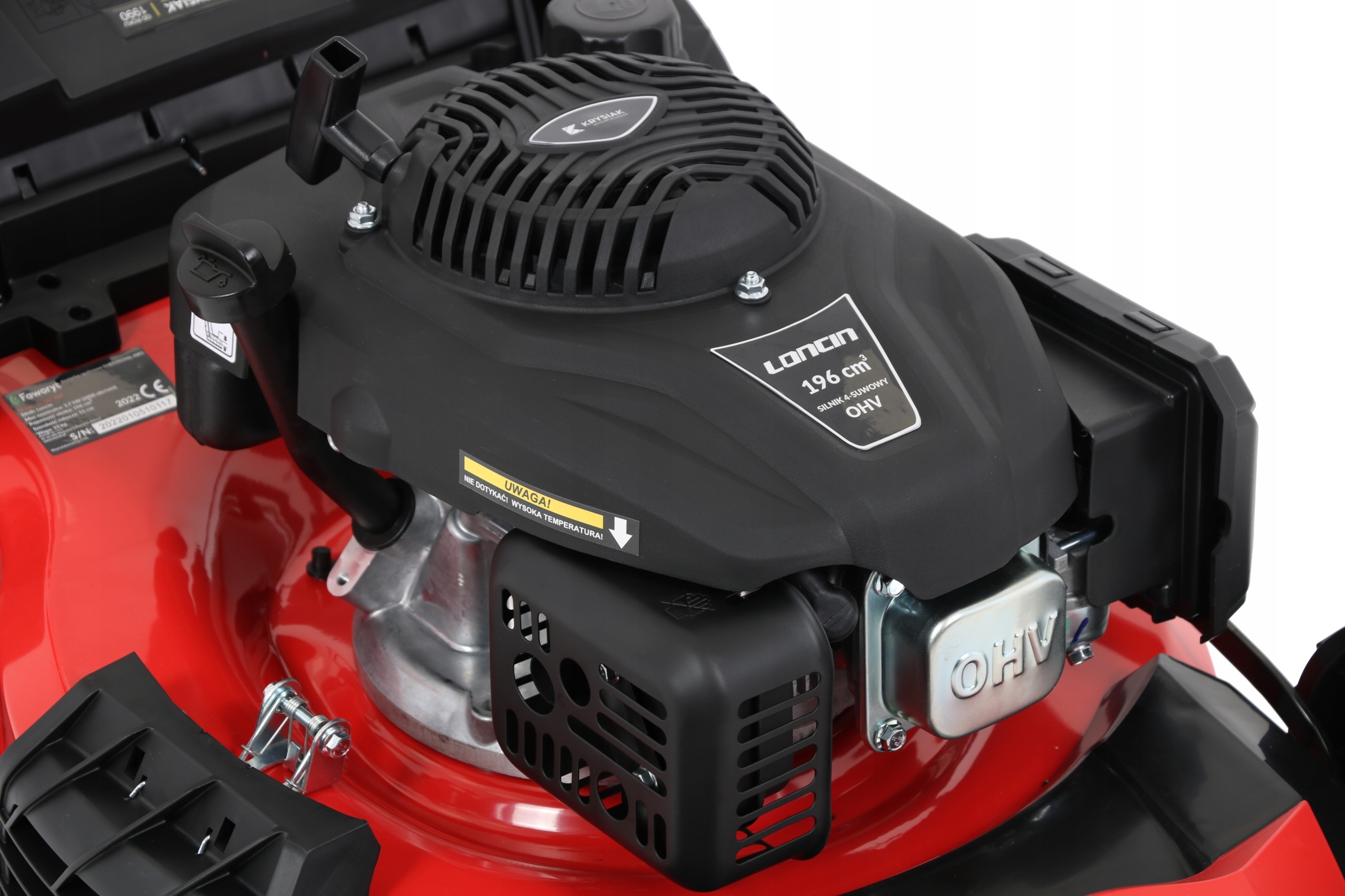 FAWORYT MOCNA KOSIARKA SPALINOWA Z NAPĘDEM KOSZEM 51cm LONCIN 196,00cm3 5KM