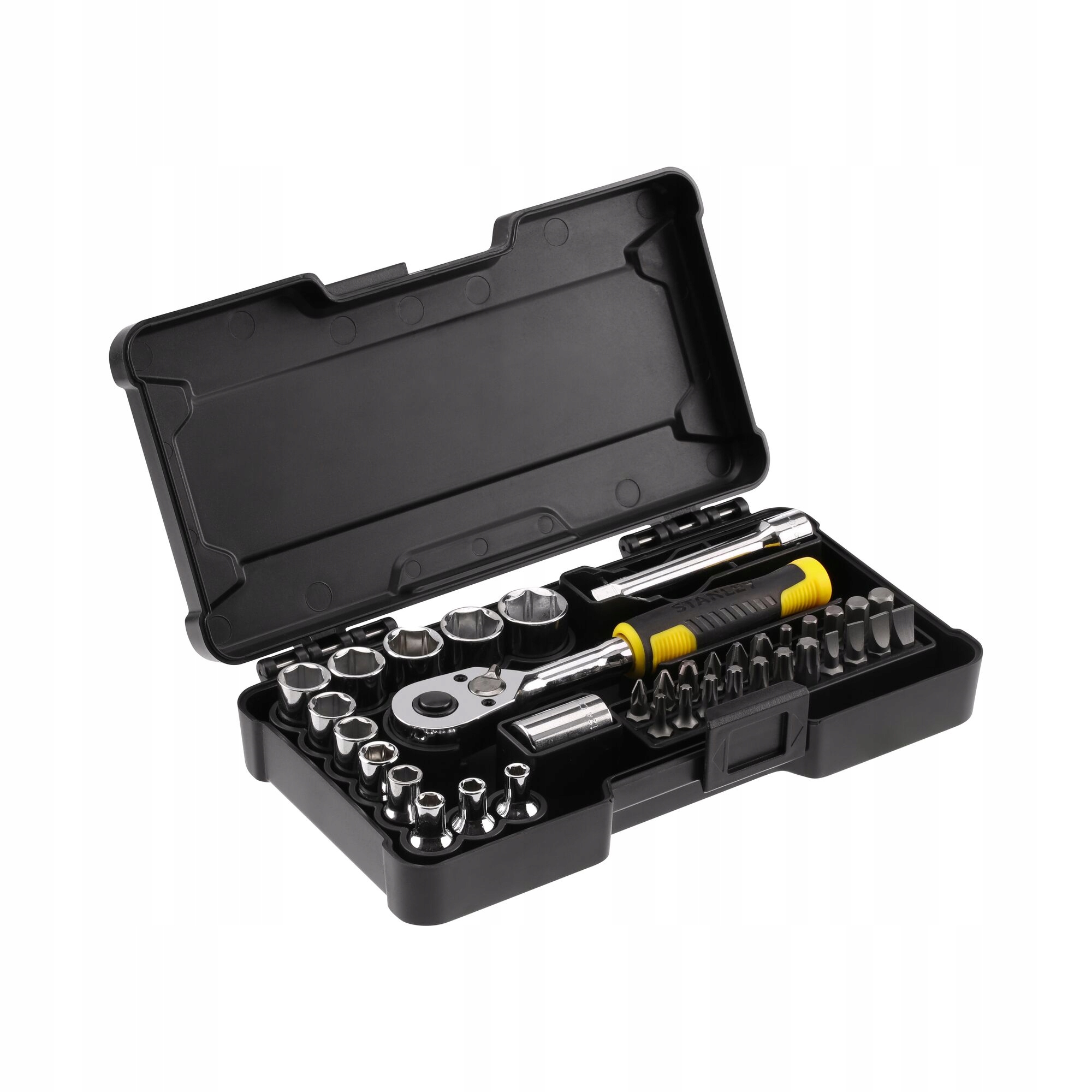 STANLEY KOMPAKTOWY ZESTAW NASADEK 1/4" 37 el. WALIZKA FATMAX STMT82672-0