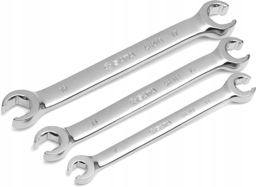 SATA KLUCZE OCZKOWE PÓŁOTWARTE PŁASKIE DO PRZEWODÓW HAMULCOWYCH ST09031SJ