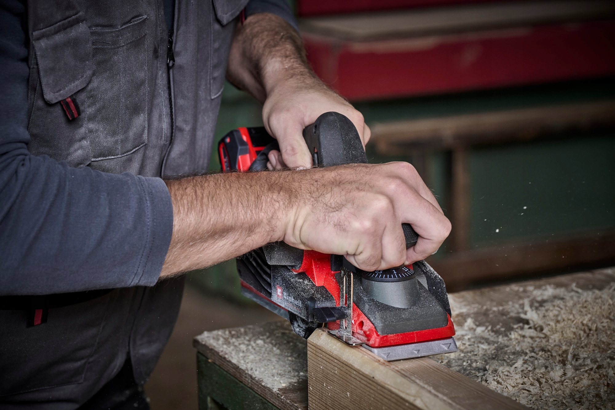 EINHELL STRUG RĘCZNY HEBEL AKUMULATOROWY HEBLARKA TP-PL 18/3 Li BL – Solo