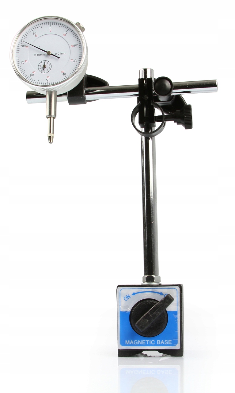 ZESTAW POMIAROWY :CZUJNIK ZEGAROWY ZE STATYWEM MAGNETYCZNYM + SONDY M57661