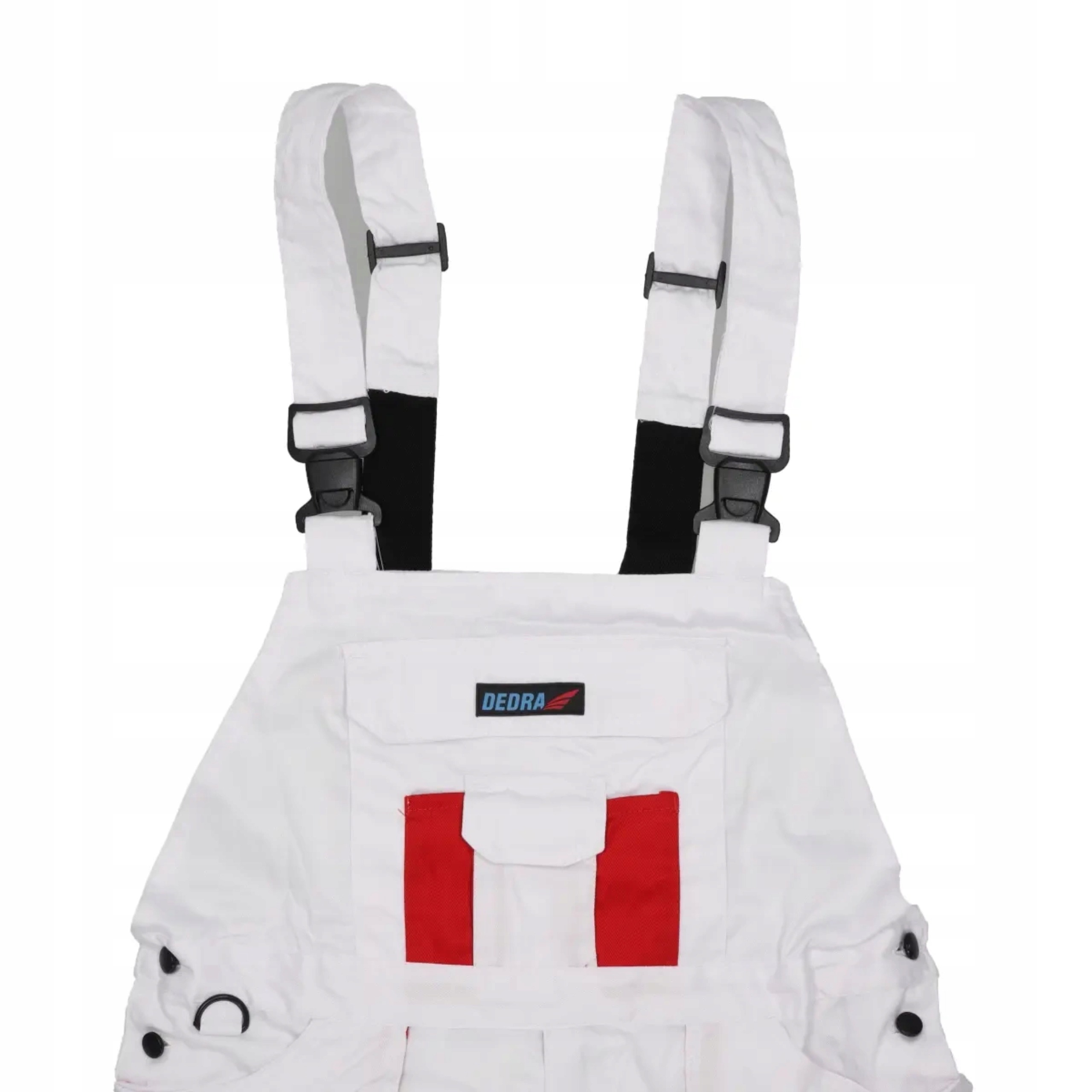 DEDRA SPODNIE OCHRONNE OGRODNICZKI ROBOCZE BIAŁE 190G/M2 BH4SO ROZ. S/48