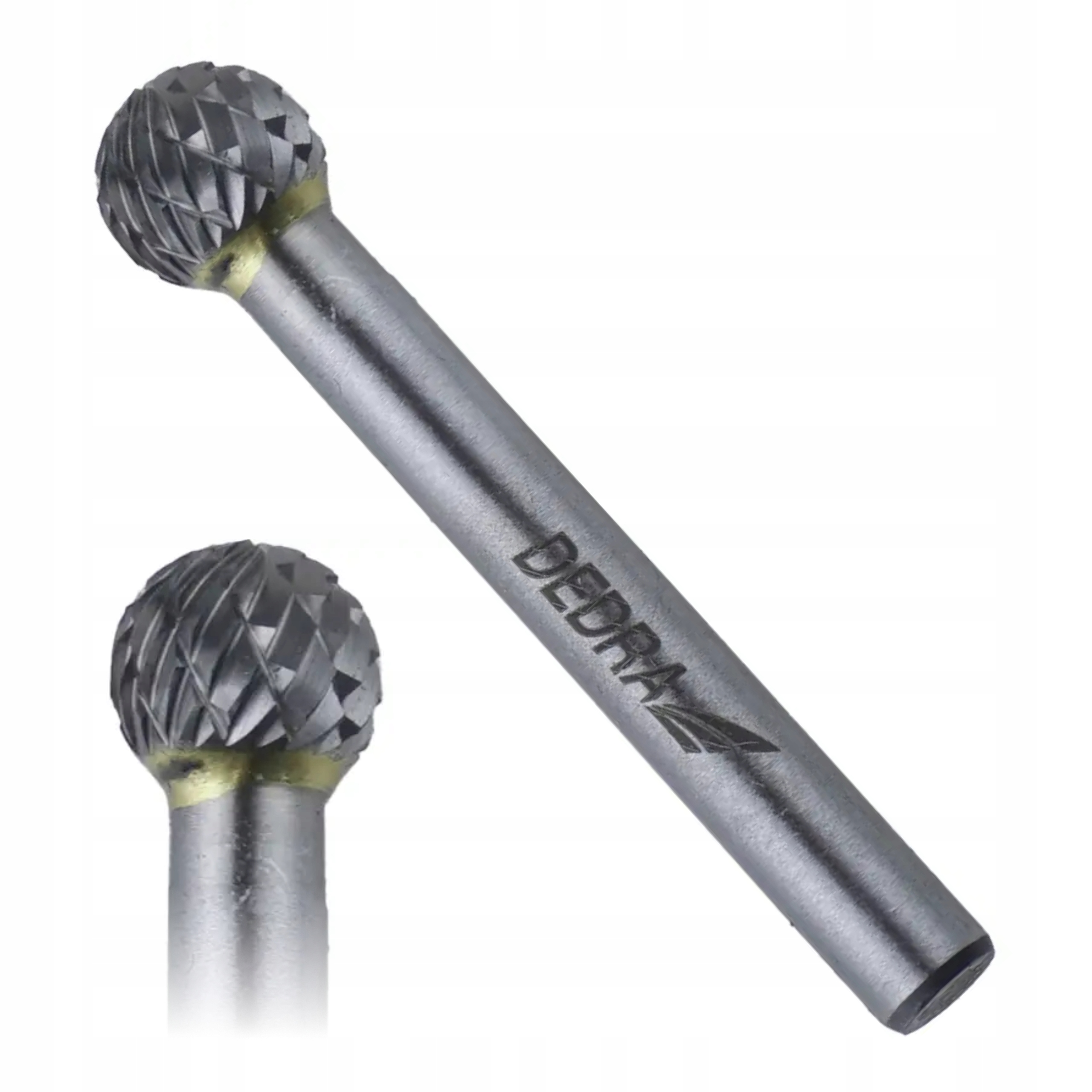 DEDRA FREZ TRZPIENIOWY KULISTY KULKA D 12x10 MM TRZPIEŃ 6 MM DEDRA 07F633