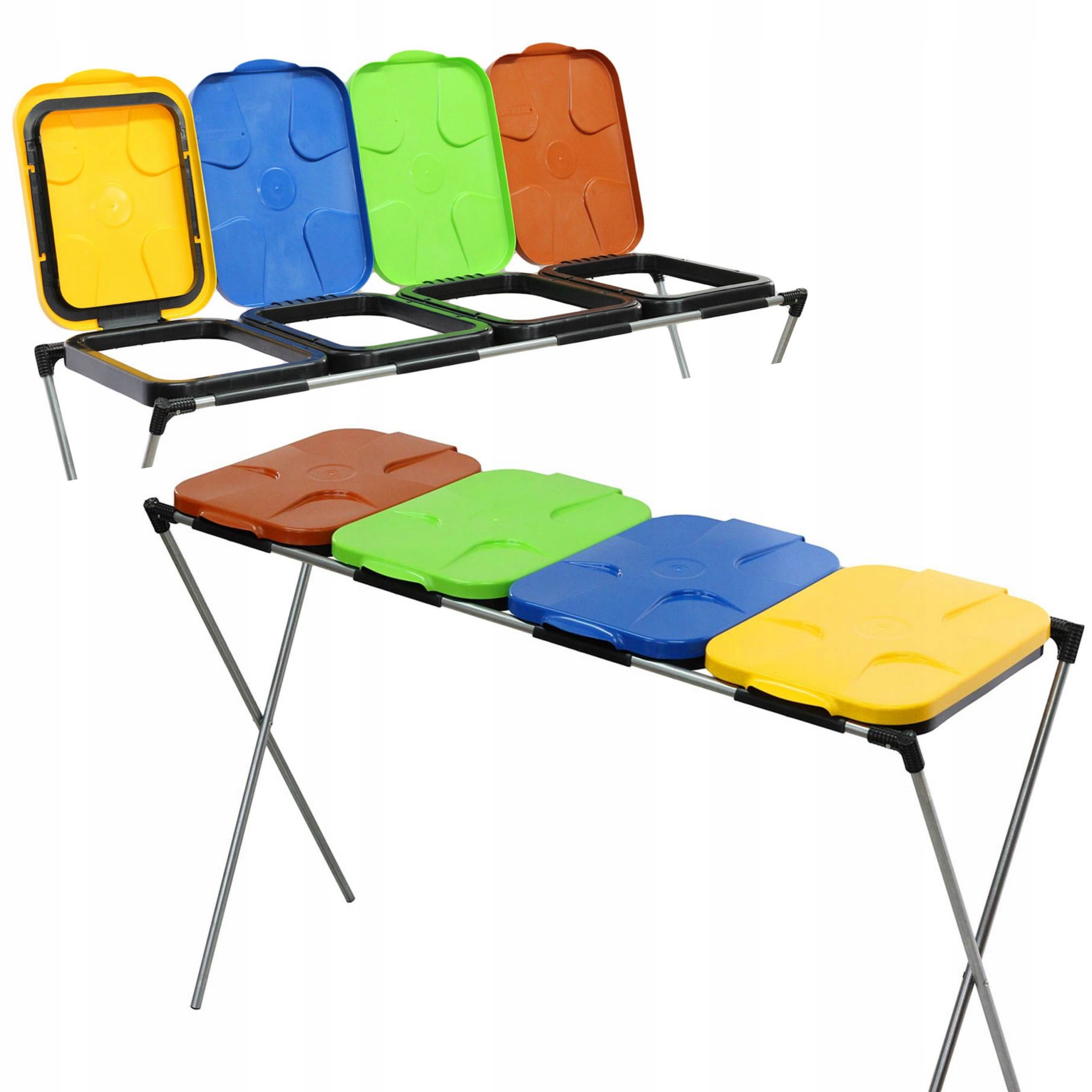 GEKO STOJAK-KOSZ NA 4 WORKI DO SEGREGACJI ŚMIECI