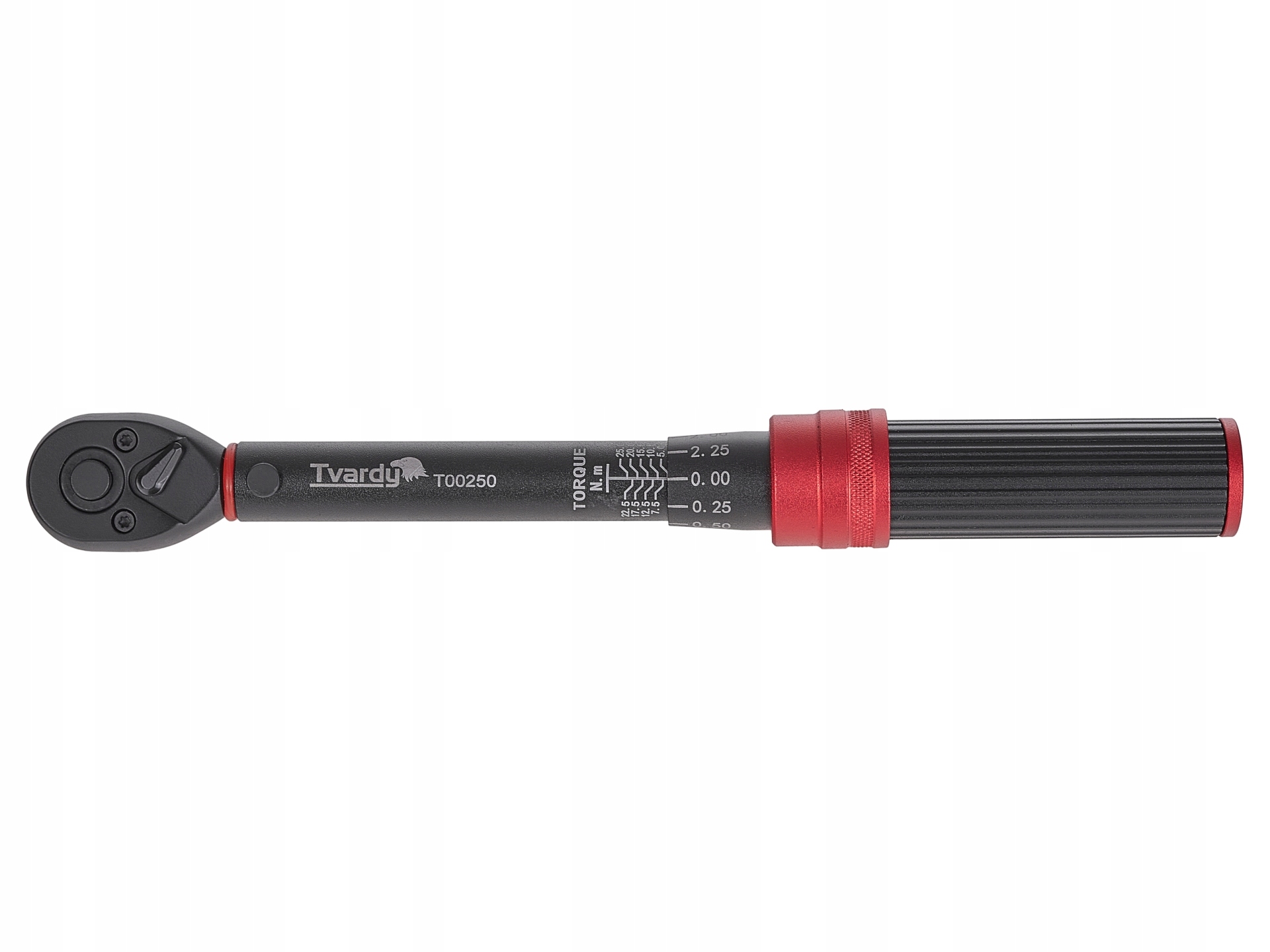 TVARDY KLUCZ DYNAMOMETRYCZNY 1/4" 5-25NM LEWY/PRAWY GWINT ŚRUB T00250
