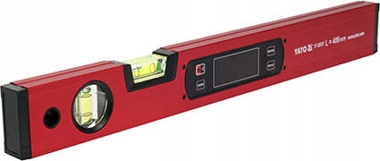 YATO POZIOMNICA ELEKTRONICZNA 400mm MAGNETYCZNA POZIOMNICA Z WYŚWIETLACZEM