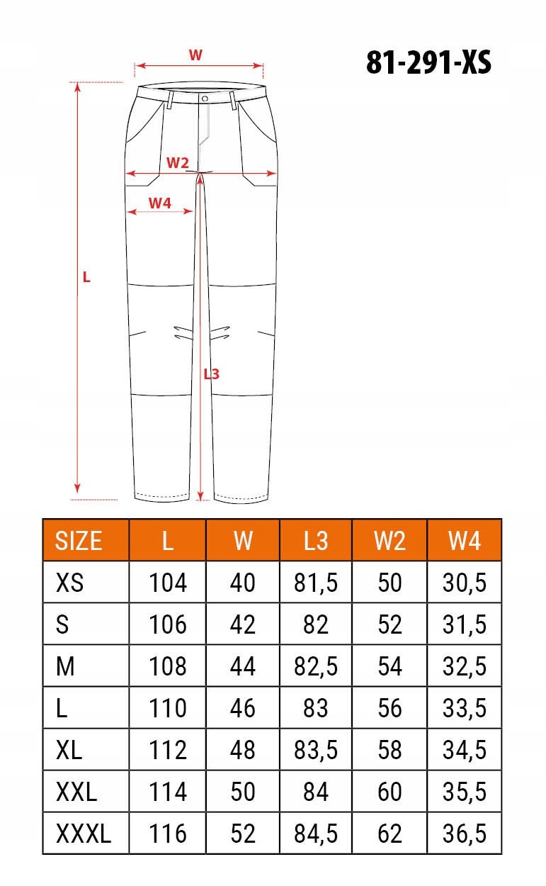NEO SPODNIE ROBOCZE DO PASA OUTDOOR 4 WAY STRETCH MUSZTARDOWE 81-291 r XXXL