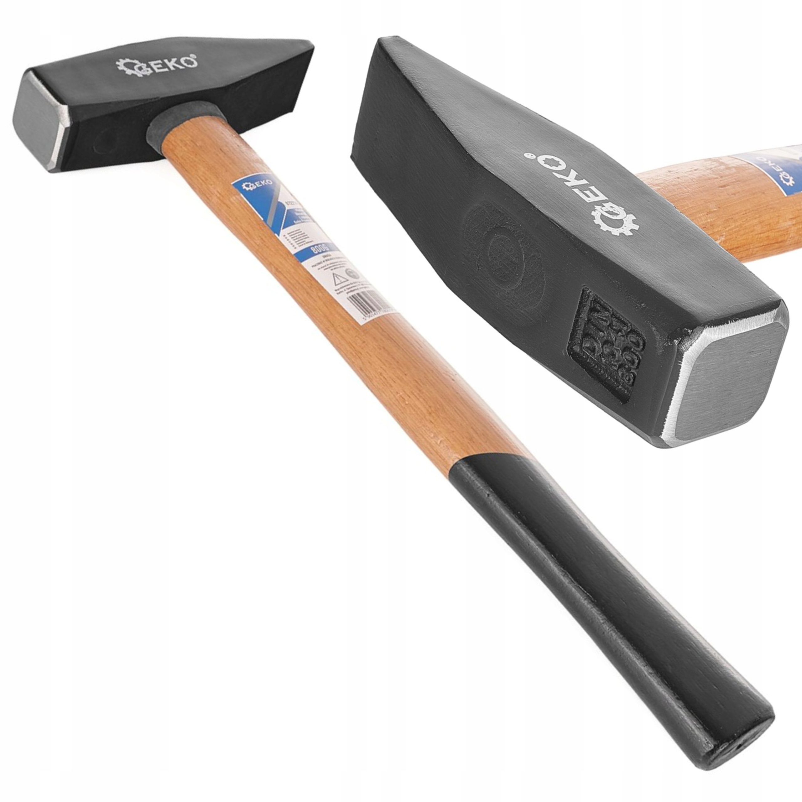 GEKO MŁOT MŁOTEK ŚLUSARSKI 800G DREWNIANY TRZONEK TRZON PREMIUM G72276