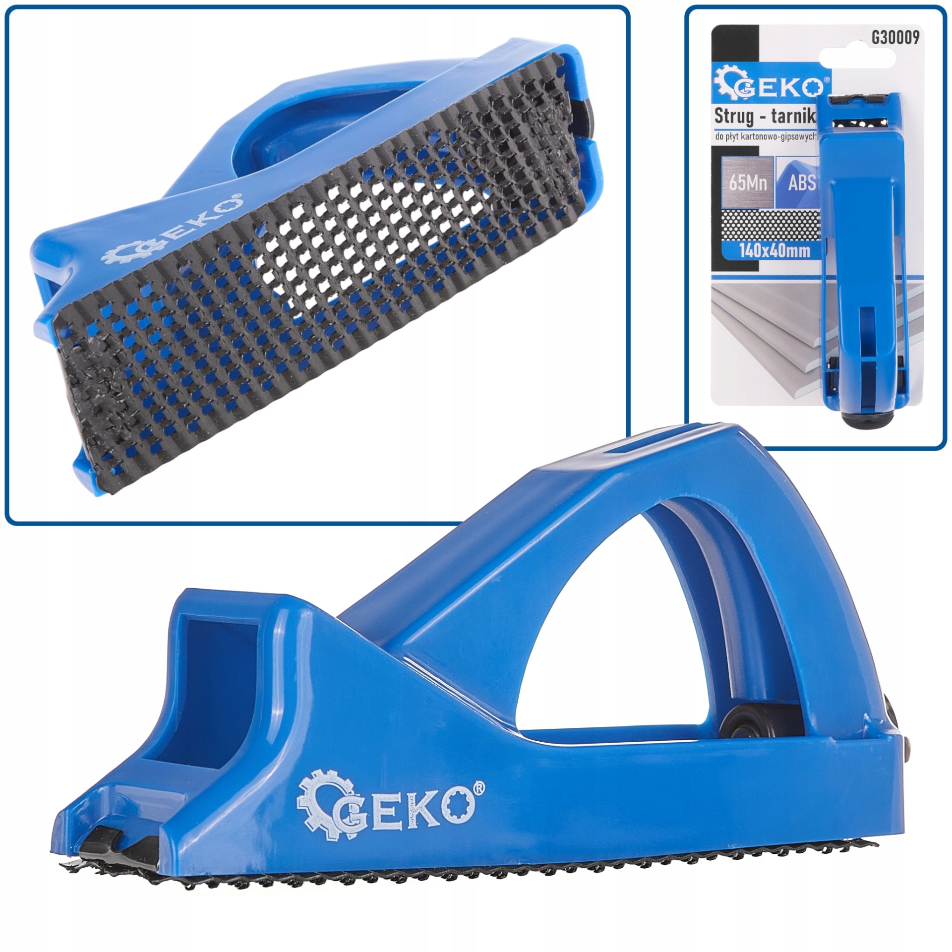 GEKO STRUG TARNIK ZDZIERAK DO PŁYT KARTONOWO-GIPSOWYCH 140x40mm G30009