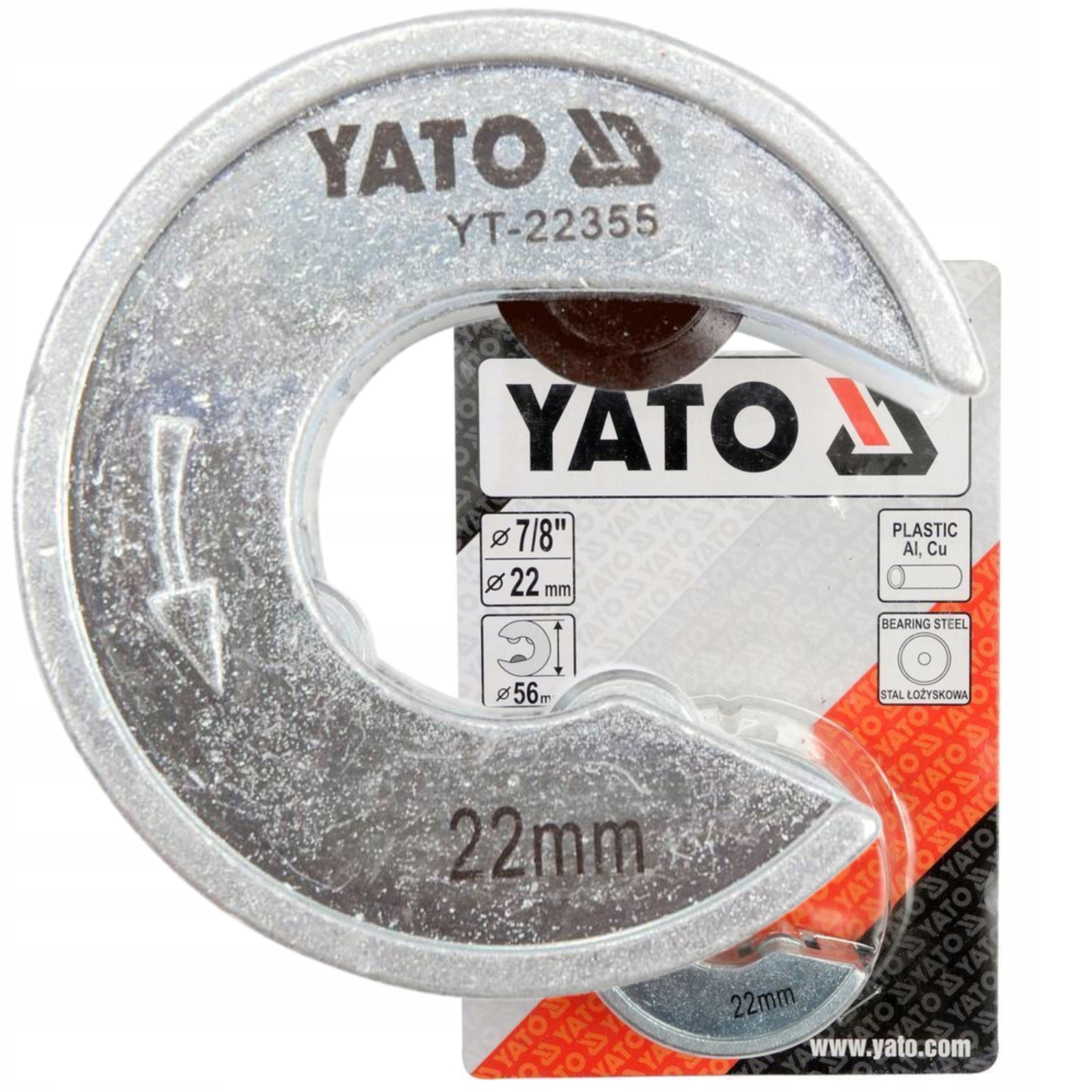YATO NOŻYCE OBCINAK DO RUR MIEDZIANYCH ALU KRĄŻKOWY 22mm YT-22355 YATO