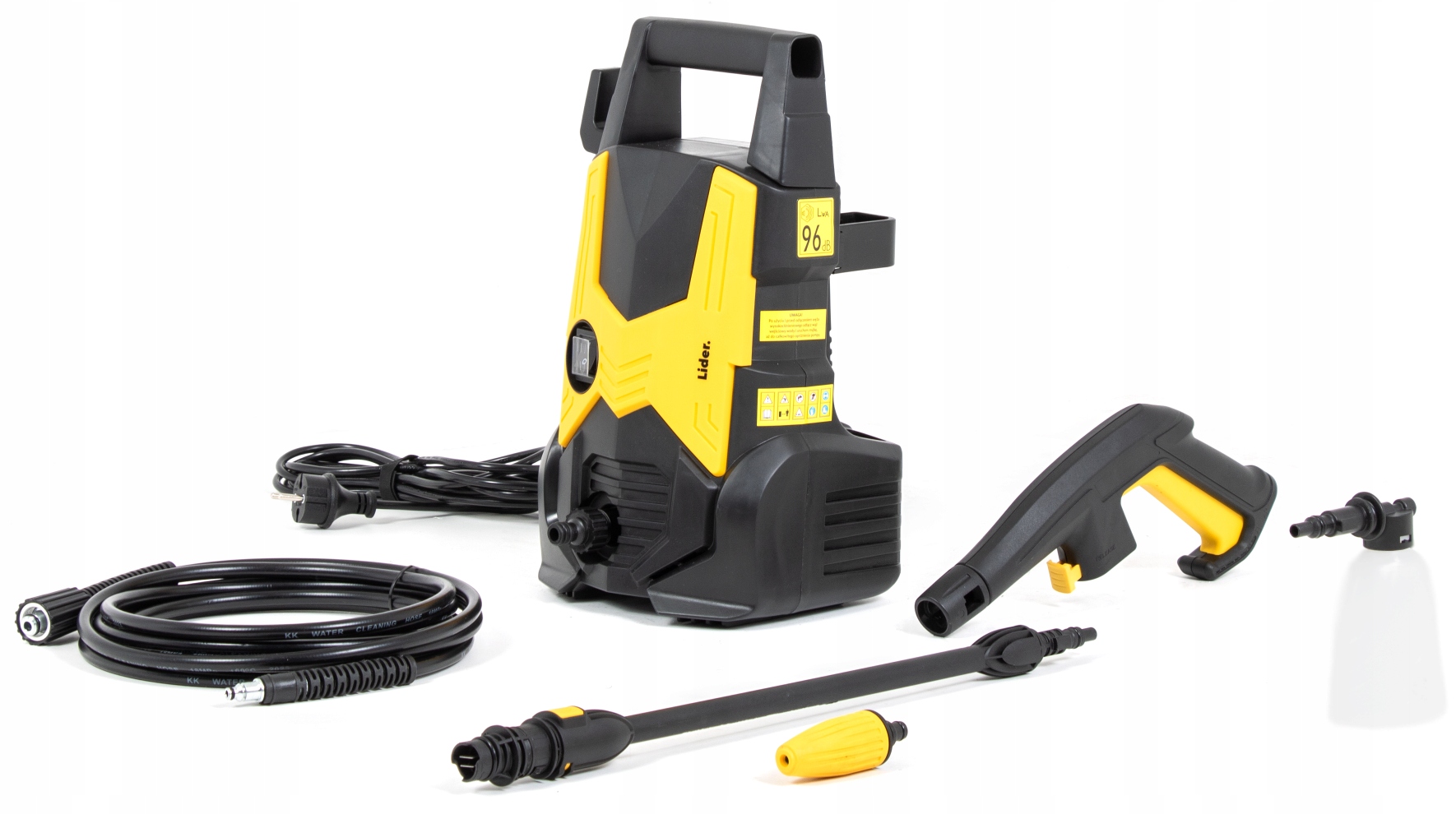 LIDER CIŚNIENIOWA MYJNIA MOBILNA MYJKA ELEKTRYCZNA 1700W 130 BAR KRM1709T