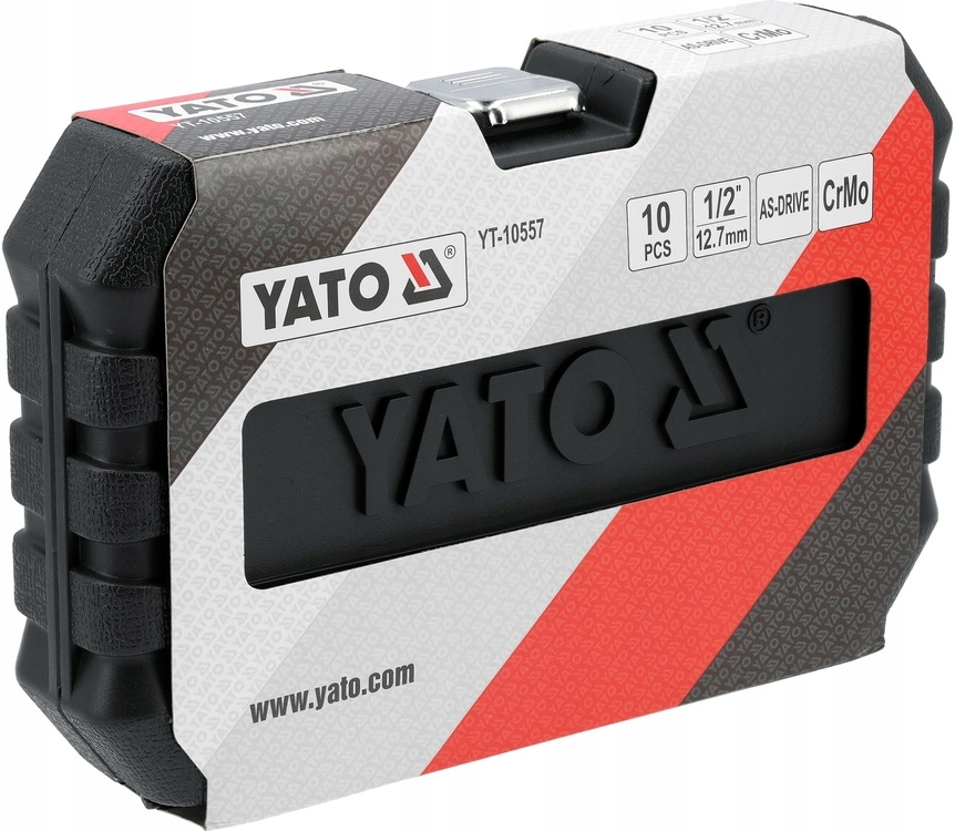 YATO ZESTAW NASADEK UDAROWYCH DŁUGICH NASADKI 1/2" 10-27mm 10el. YT-10557