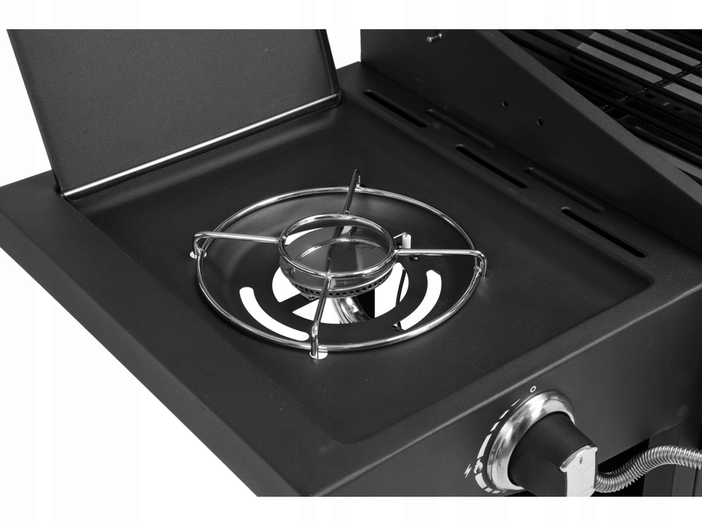 LUND GRILL GAZOWY OGRODOWY Z POKRYWĄ 12,8 kW 4 PALNIKI 2 PÓŁKI SZAFKA 99642