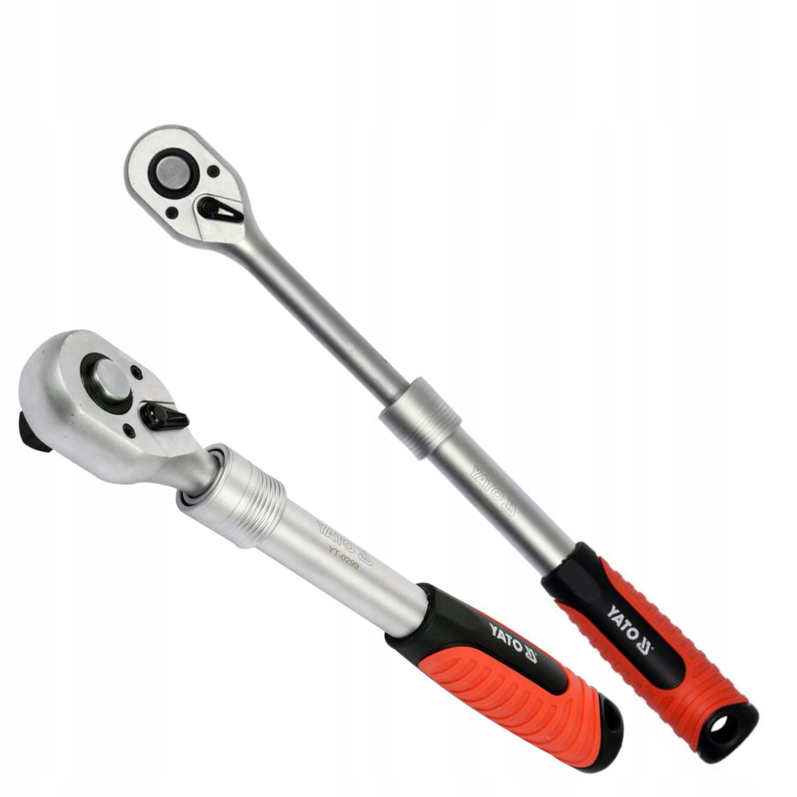 YATO GRZECHOTKA TELESKOPOWA DŁUGI UCHWYT 3/8'' 215-315MM 72 ZĘBY YT-0298
