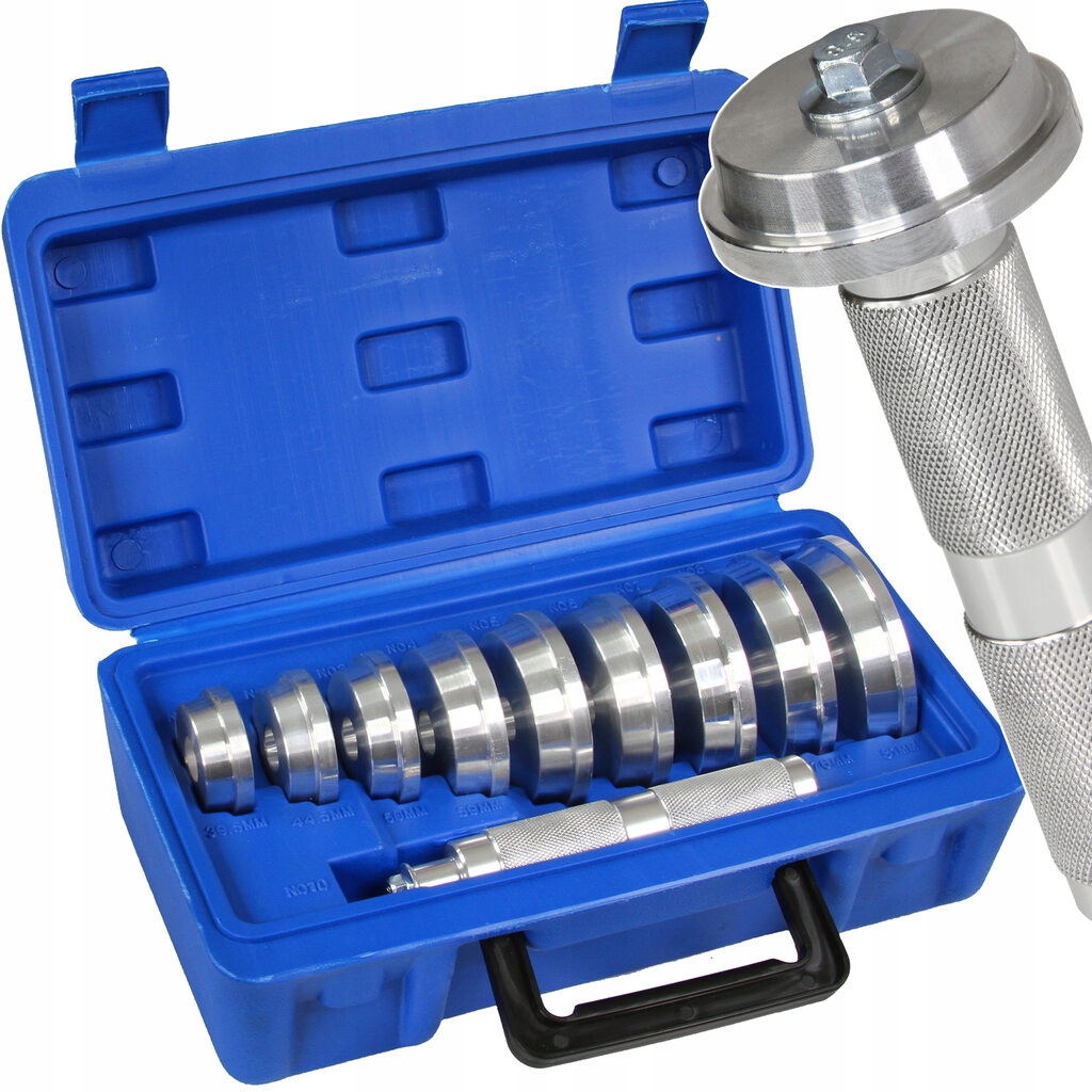 ZESTAW TALERZY DO WYCISKANIA OSIOWEGO ŁOŻYSK USZCZELNIACZY 39,5-81mm 06010