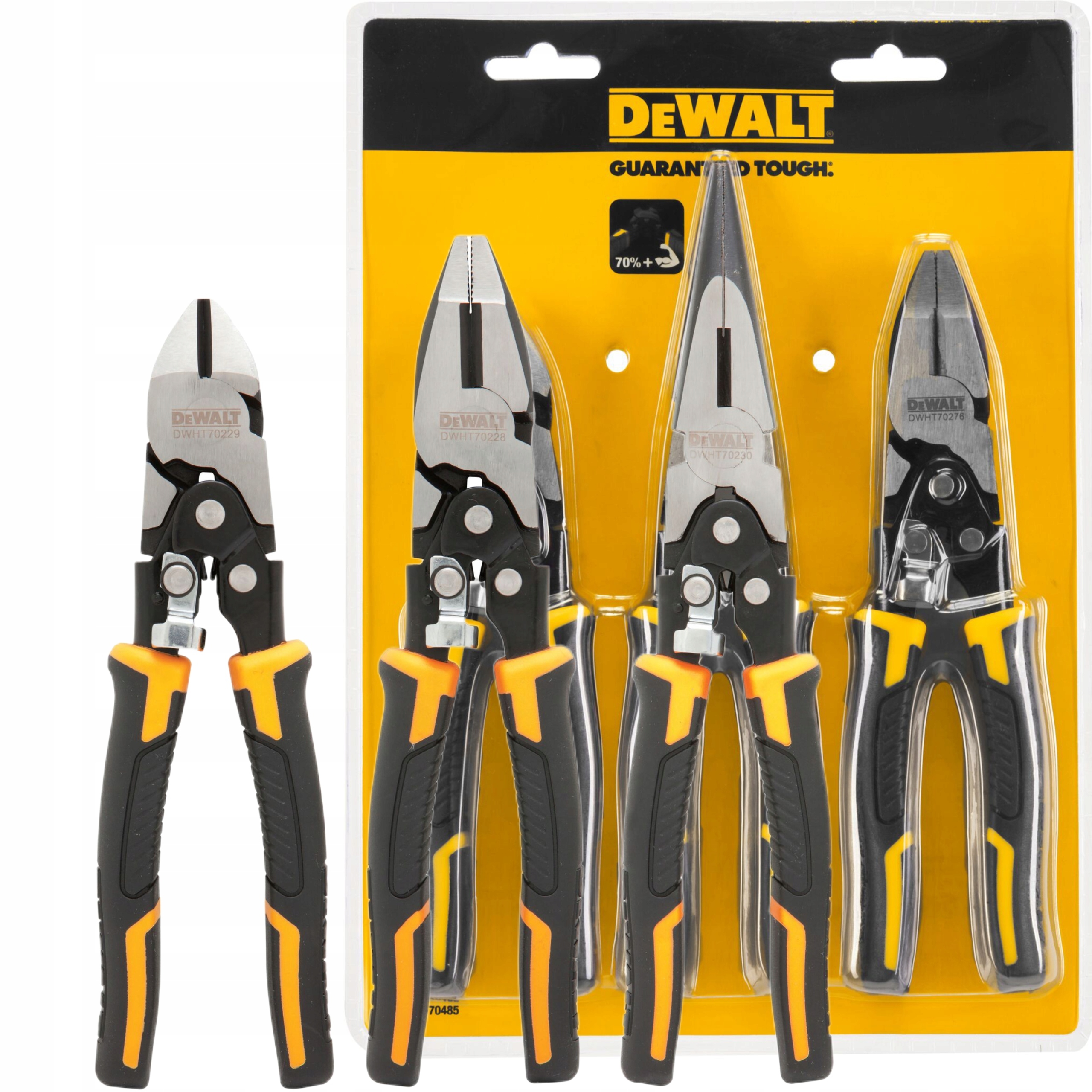 DeWALT DWHT0-70485 SZCZYPCE UNIWERSALNE ZESTAW SZCZYPIEC 3 SZTUKI
