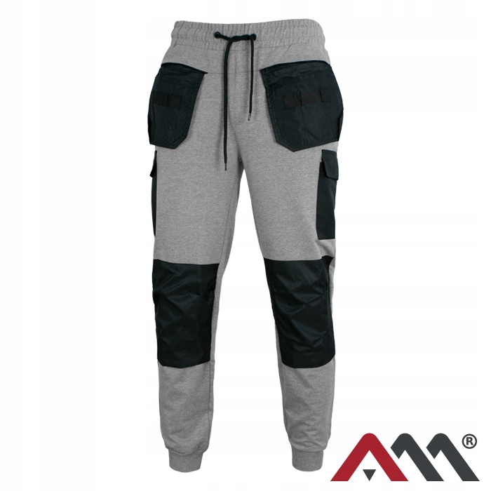 SPODNIE ROBOCZE SZARE DRESOWE ART.MAS ARTFLEX GREY WZMOCNIONE JOGGER r. 3XL
