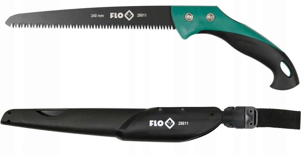 FLO PIŁA PIŁKA RĘCZNA OGRODOWA 240mm DO DREWNA GAŁĘZI KABURA 28611