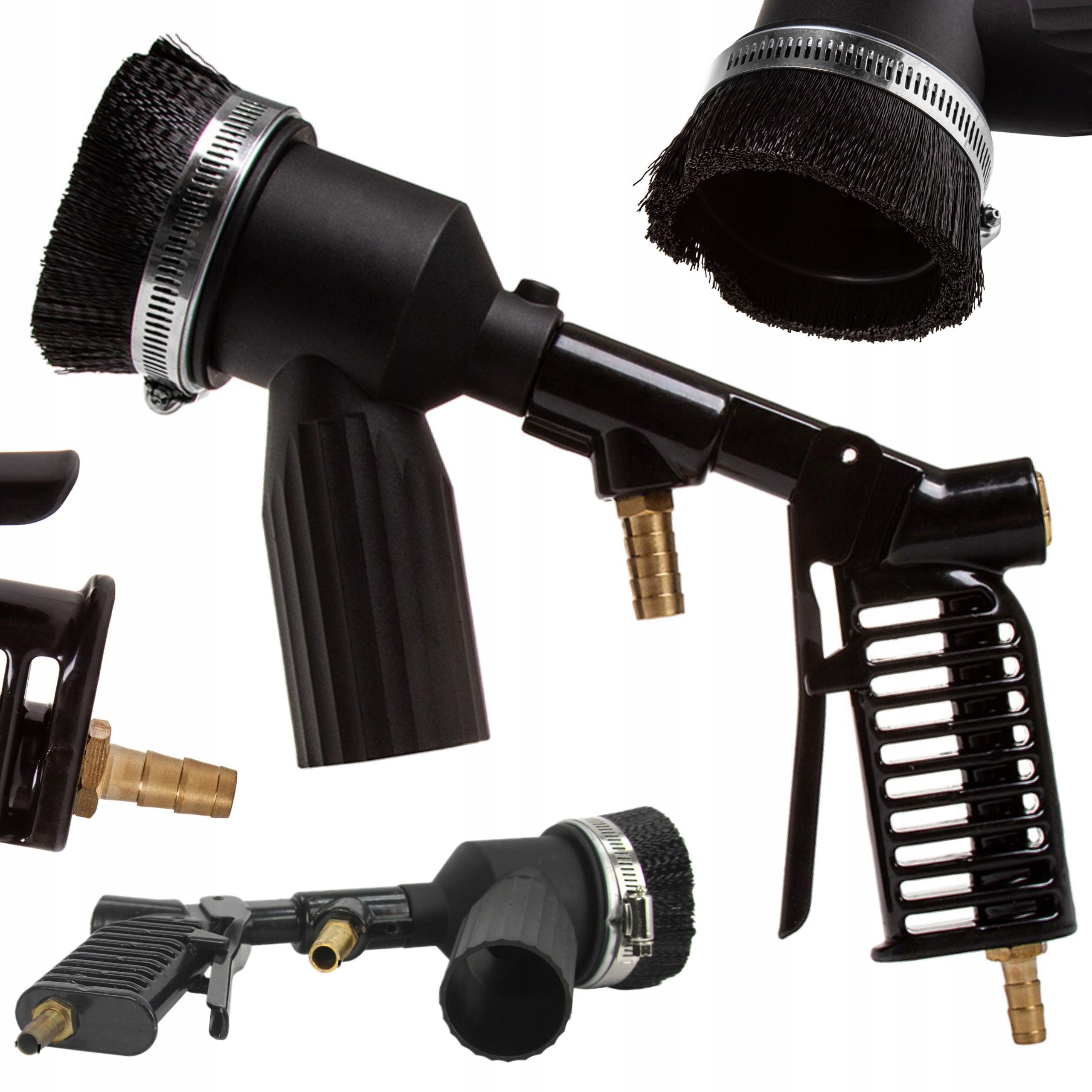 PISTOLET DO PIASKARKI BEZPYŁOWEJ 105L PIASKOWANIA KOMPLETNY Z DYSZĄ 8059301