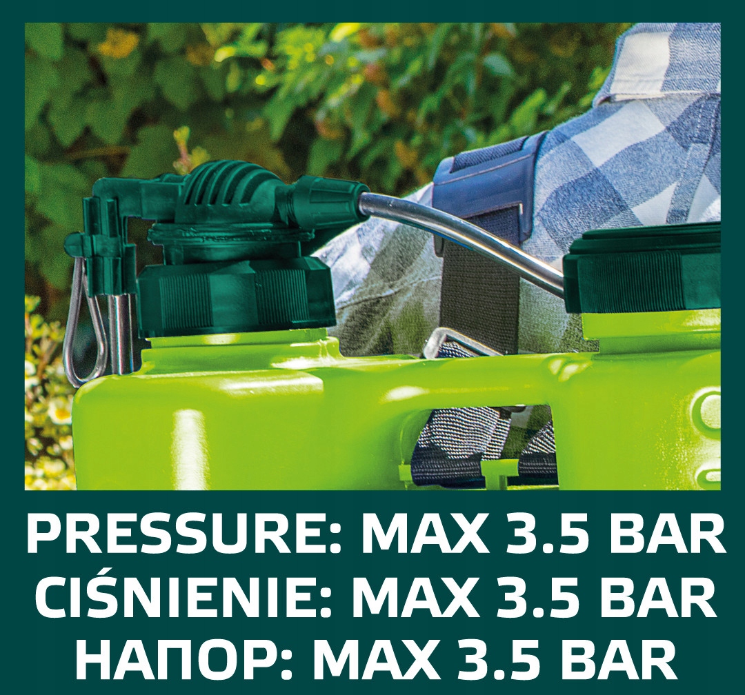 OPRYSKIWACZ CIŚNIENIOWY OGRODOWY RĘCZNY 3,5BAR 20L