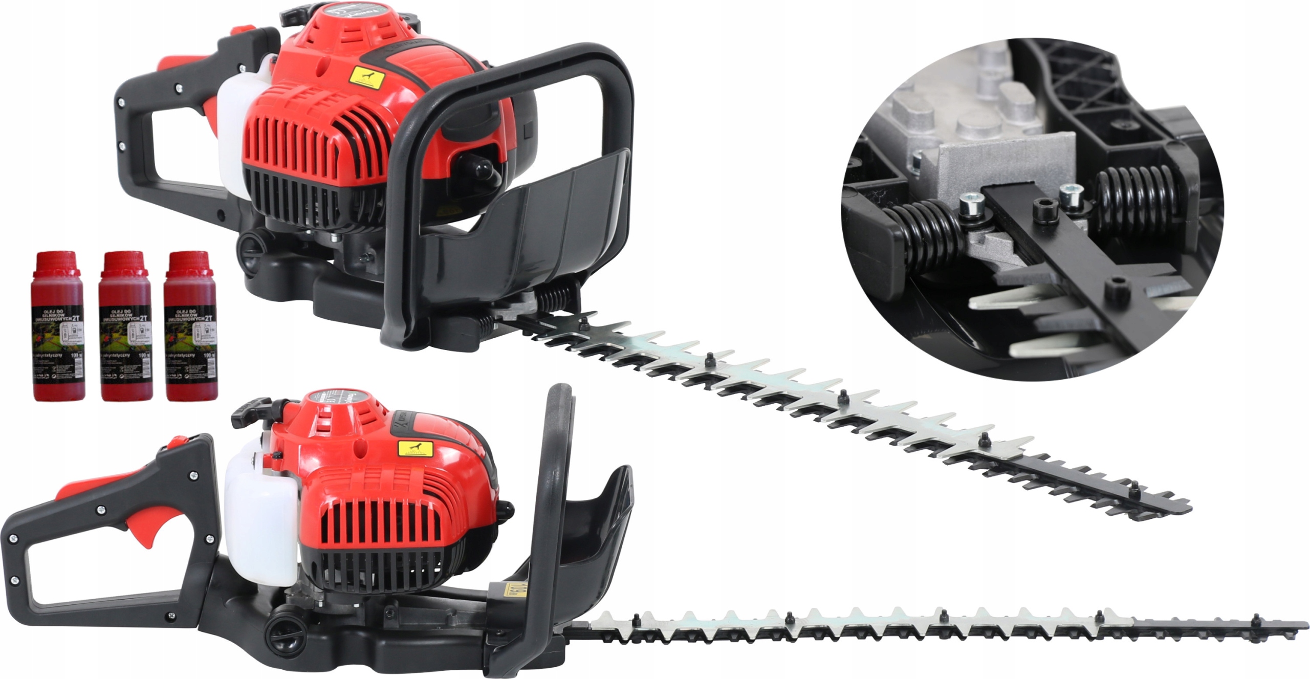 NOŻYCE SPALINOWE DO ŻYWOPŁOTU SEKATOR + 3 OLEJE