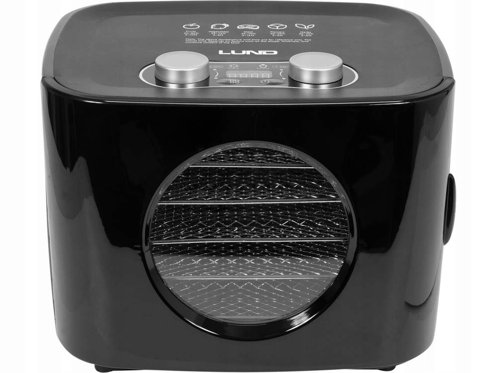 LUND SUSZARKA SPOŻYWCZA 300W 5 TAC DO GRZYBÓW OWOCÓW Z CZASOMIERZEM 68280