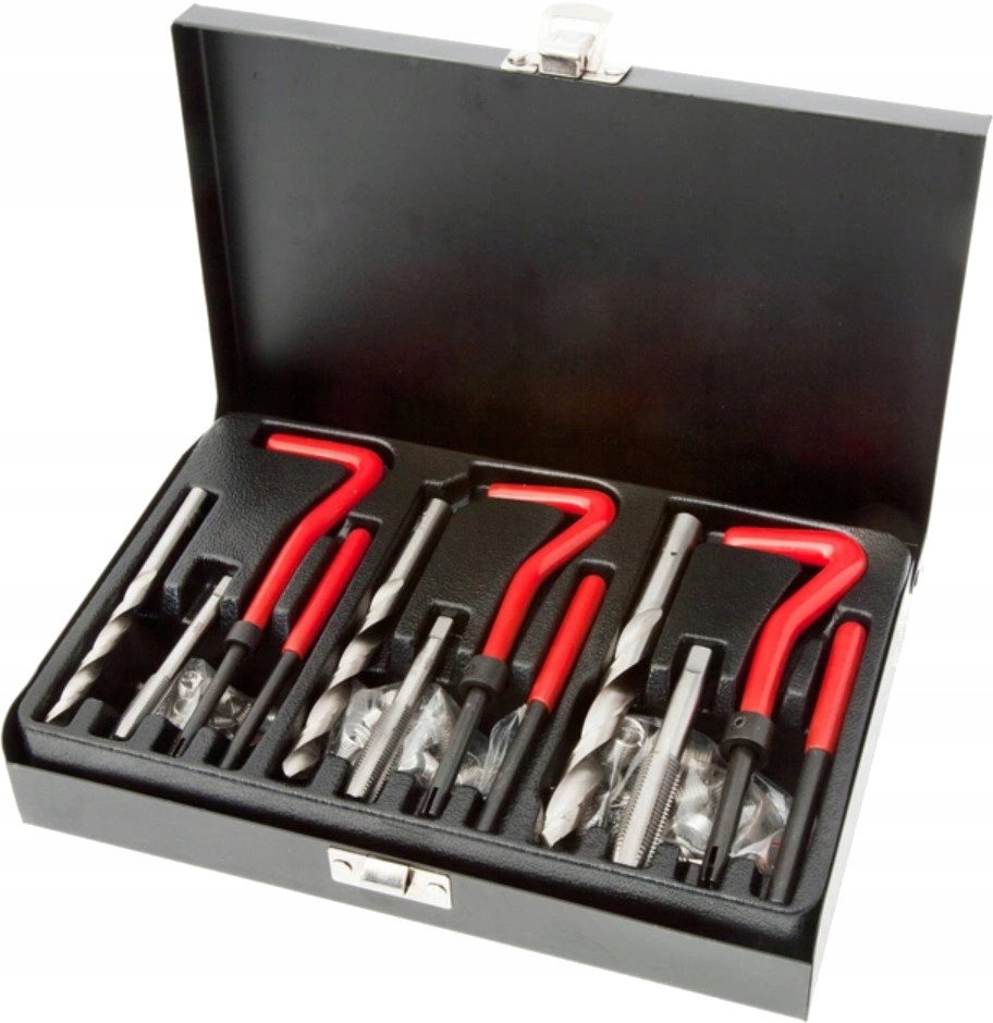 Yato ZESTAW NAPRAWY USZKODZONYCH GWINTÓW WIERTŁA GWINTOWNIKI M6-M10 YT-1769