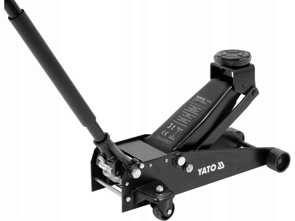 YATO PODNOŚNIK HYDRAULICZNY 3T DWUTŁOKOWY - SZYBKIE PODNOSZENIE YT-17214
