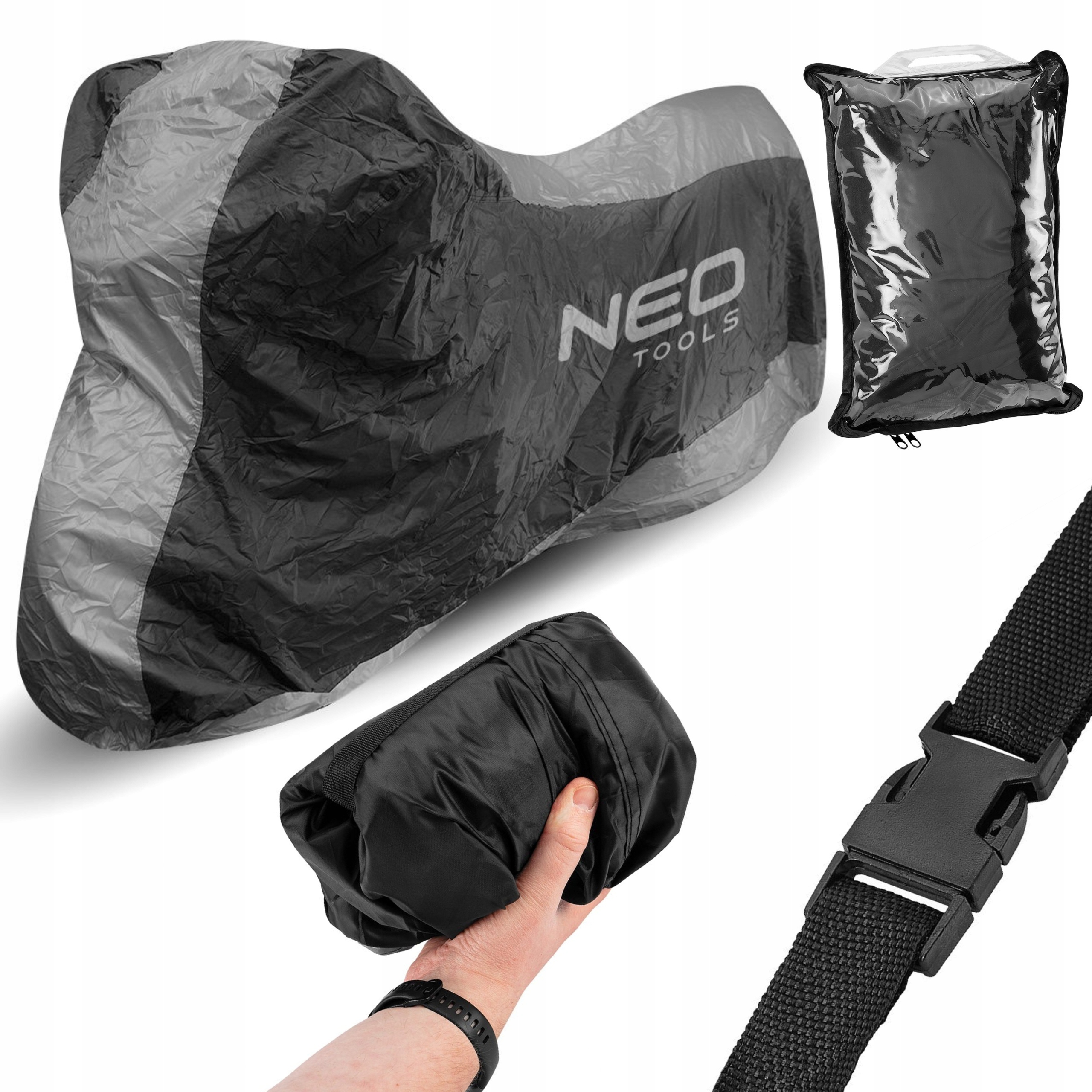 NEO POKROWIEC NA MOTOCYKL/SKUTER 246x104x27cm 150C