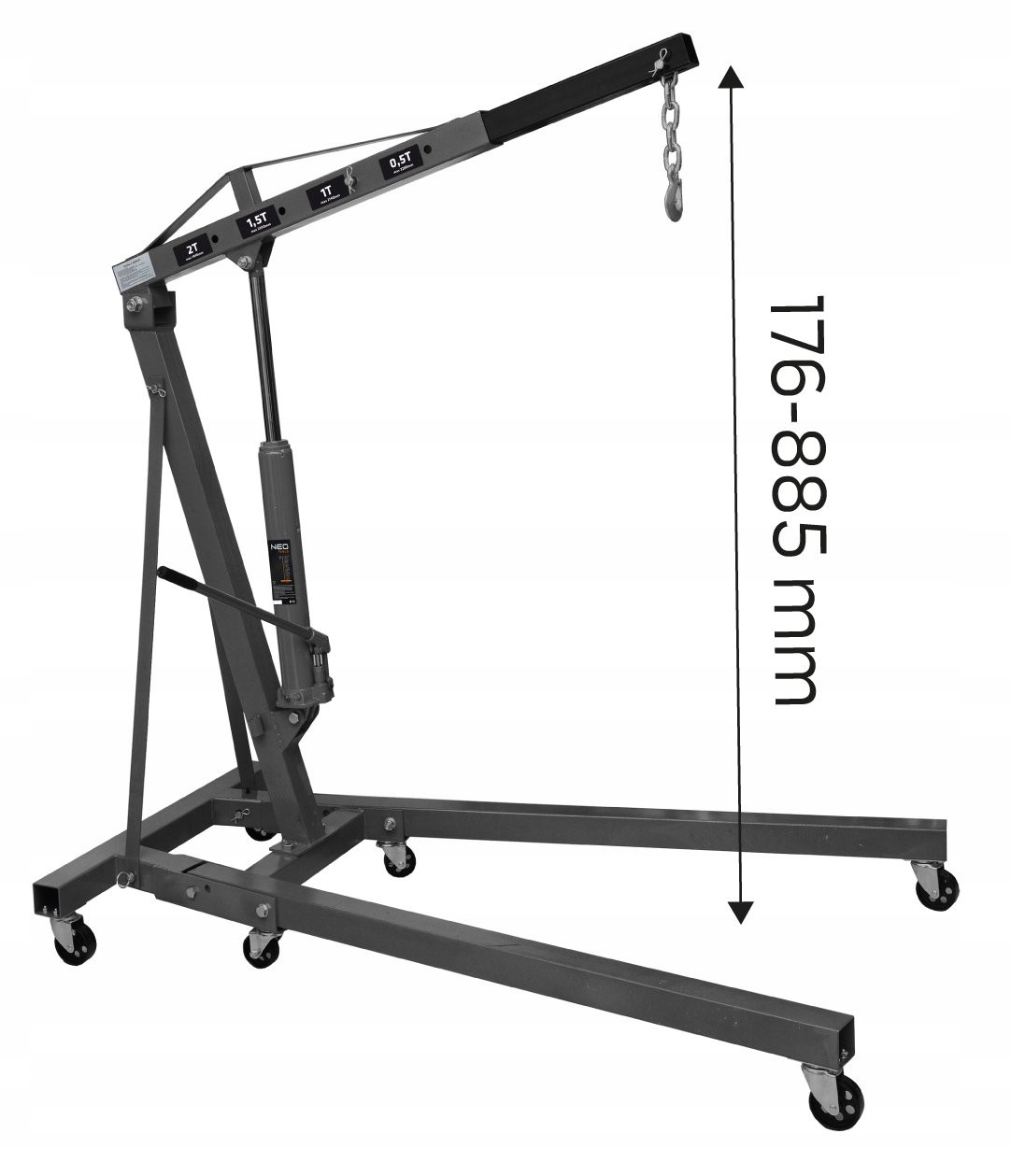 NEO PODNOŚNIK WARSZTATOWY 2T 25-2382MM ŻURAW11-720