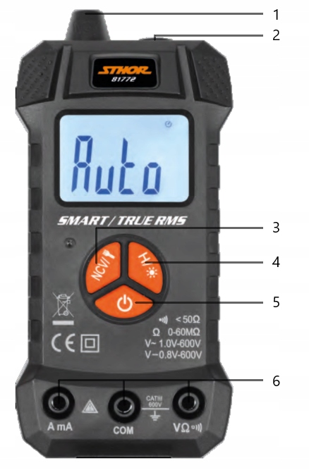MIERNIK AUTOMATYCZNY SMART CYFROWY UNIWERSALNY TRUE RMS STHOR