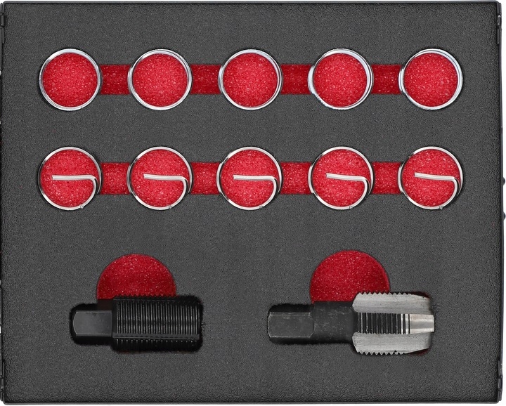 YATO ZESTAW DO NAPRAWY GWINTÓW SONDY LAMBDA 12 ELEMENTÓW M18x1,5mm YT-17562