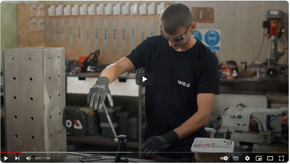 YATO NITOWNICA DO ŁAŃCUCHÓW PILAREK ZAKUWARKA DO ŁAŃCUCHÓW YT-84970