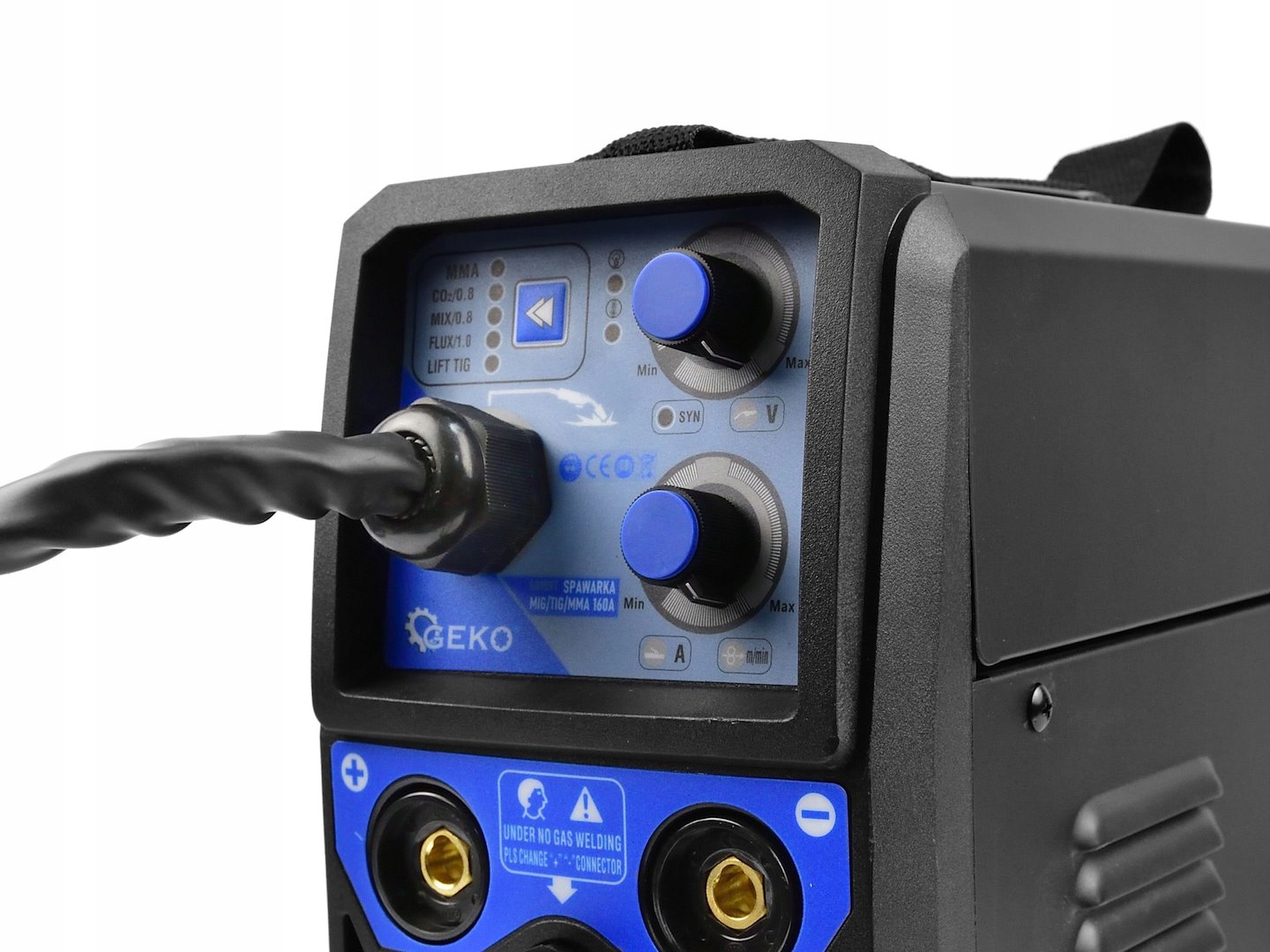 PÓŁAUTOMAT SPAWALNICZY SPAWARKA MIG/MAG MMA TIG 30-130A 230V G80097