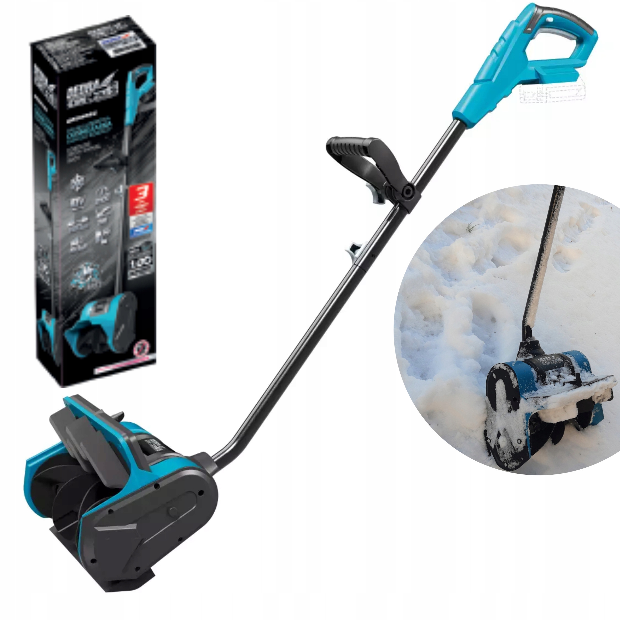 DEDRA ODŚNIEŻARKA AKUMULATOROWA 18V 30 CM SAS+ALL DED6983 REGULACJA