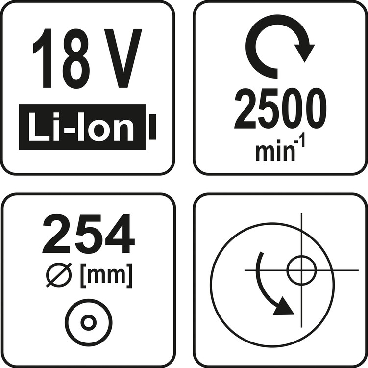 YATO POLERKA SAMOCHODOWA AKUM. 18V +2 NAKŁADKI