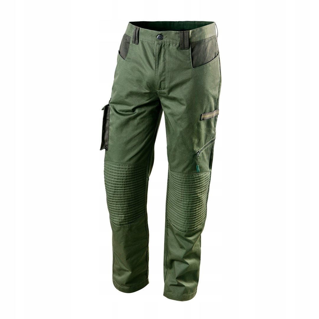 NEO SPODNIE ROBOCZE CAMO OLIVE LEŚNIKA DO PASA SURVIVAL 81-222 XXL/56