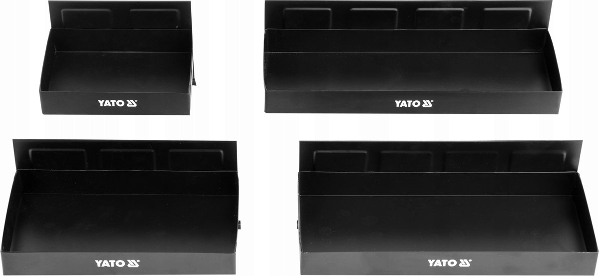 YATO KOMPLET ZESTAW PÓŁEK MAGNETYCZNYCH GRUBA BLACHA 4 SZTUKI YT-08682