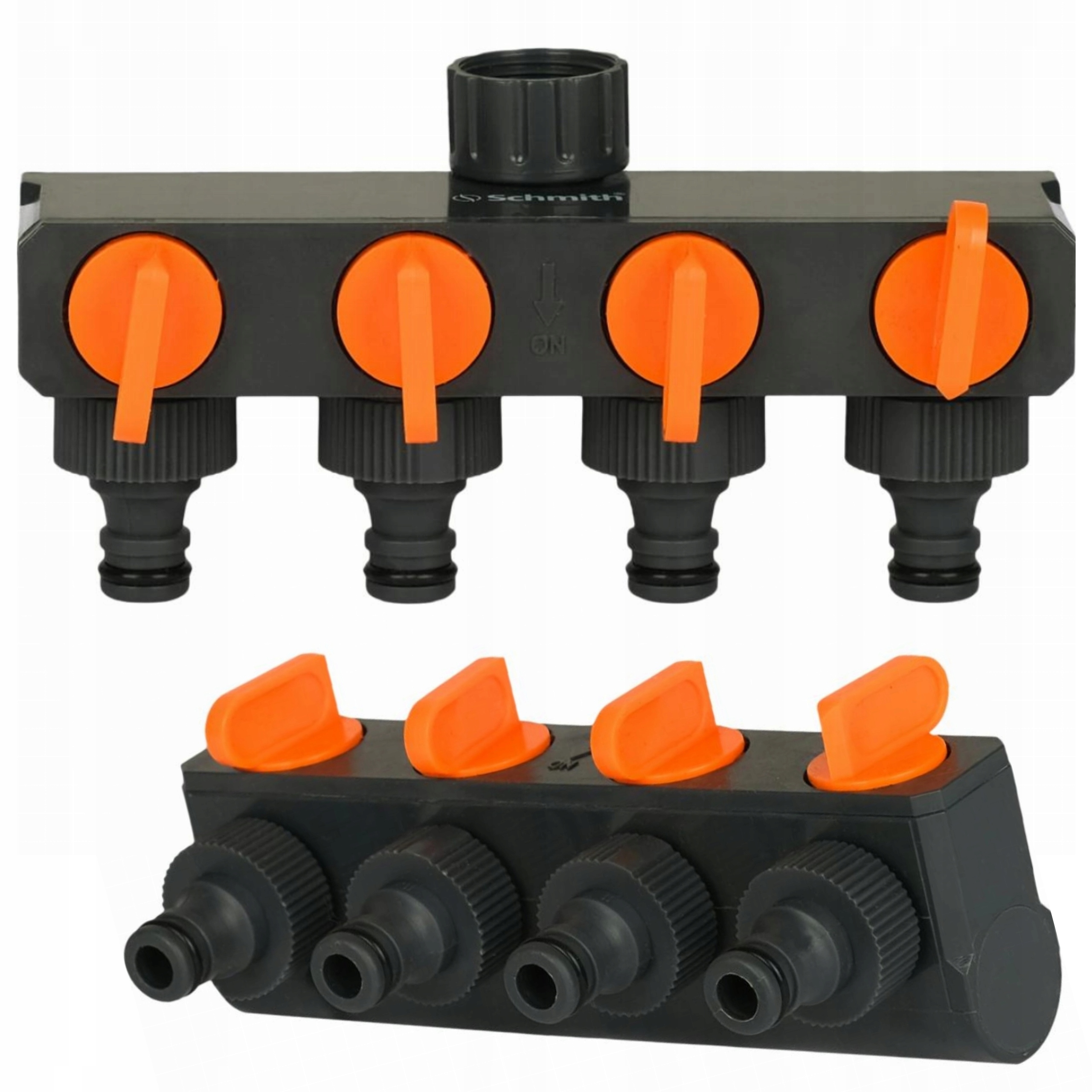 SCHMITH POCZWÓRNY ROZDZIELACZ WĘŻA Z ZAWORKAMI 1/2" SCH14W02209