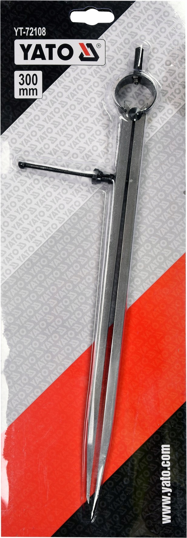 YATO CYRKIEL TRASERSKI ŚLUSARSKI Z BLOKADĄ 300MM ZE ŚRUBĄ I SPRĘŻYNĄ 72108